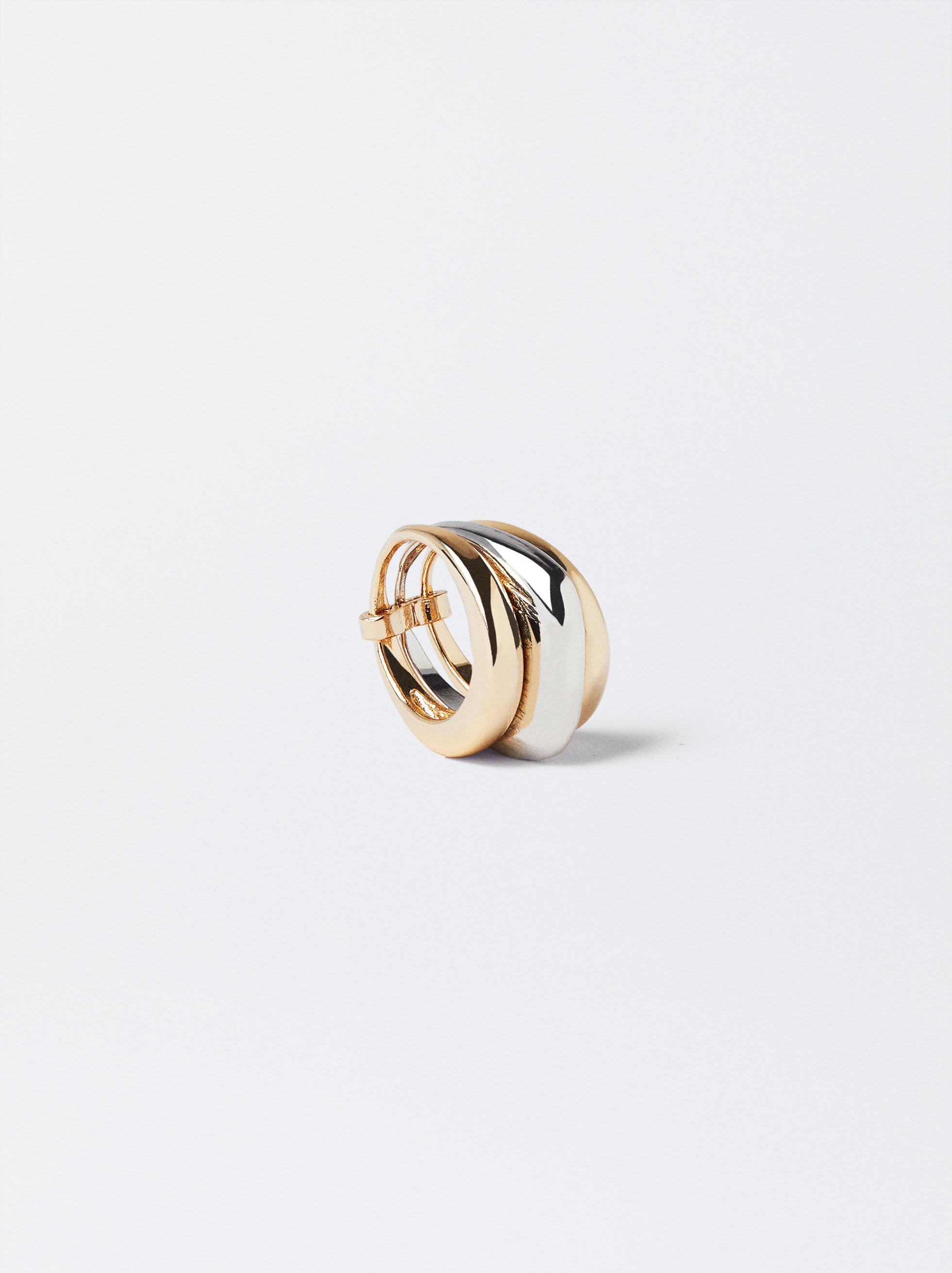 Anillo Triple Dorado