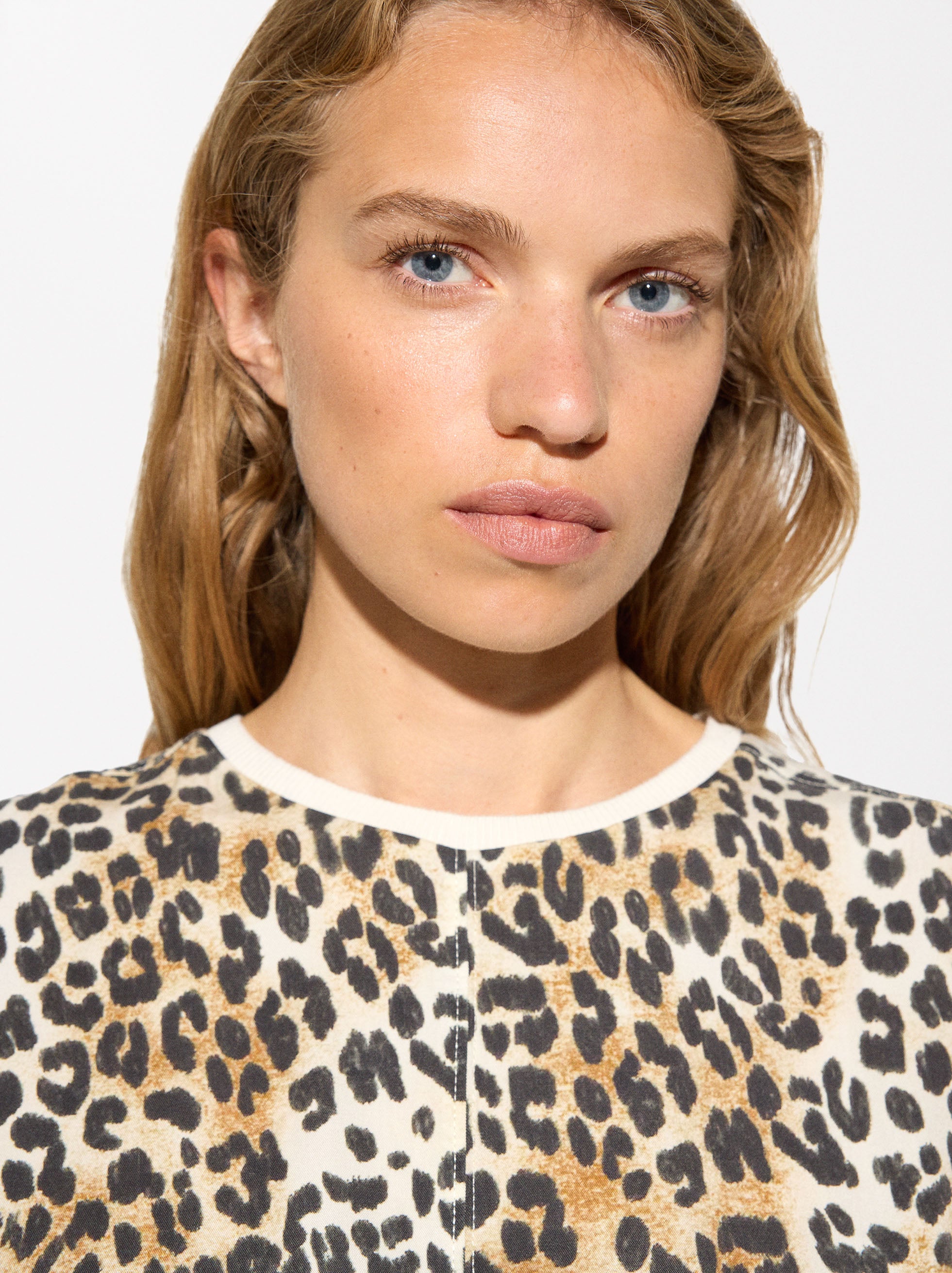 Camiseta Estampado Leopardo