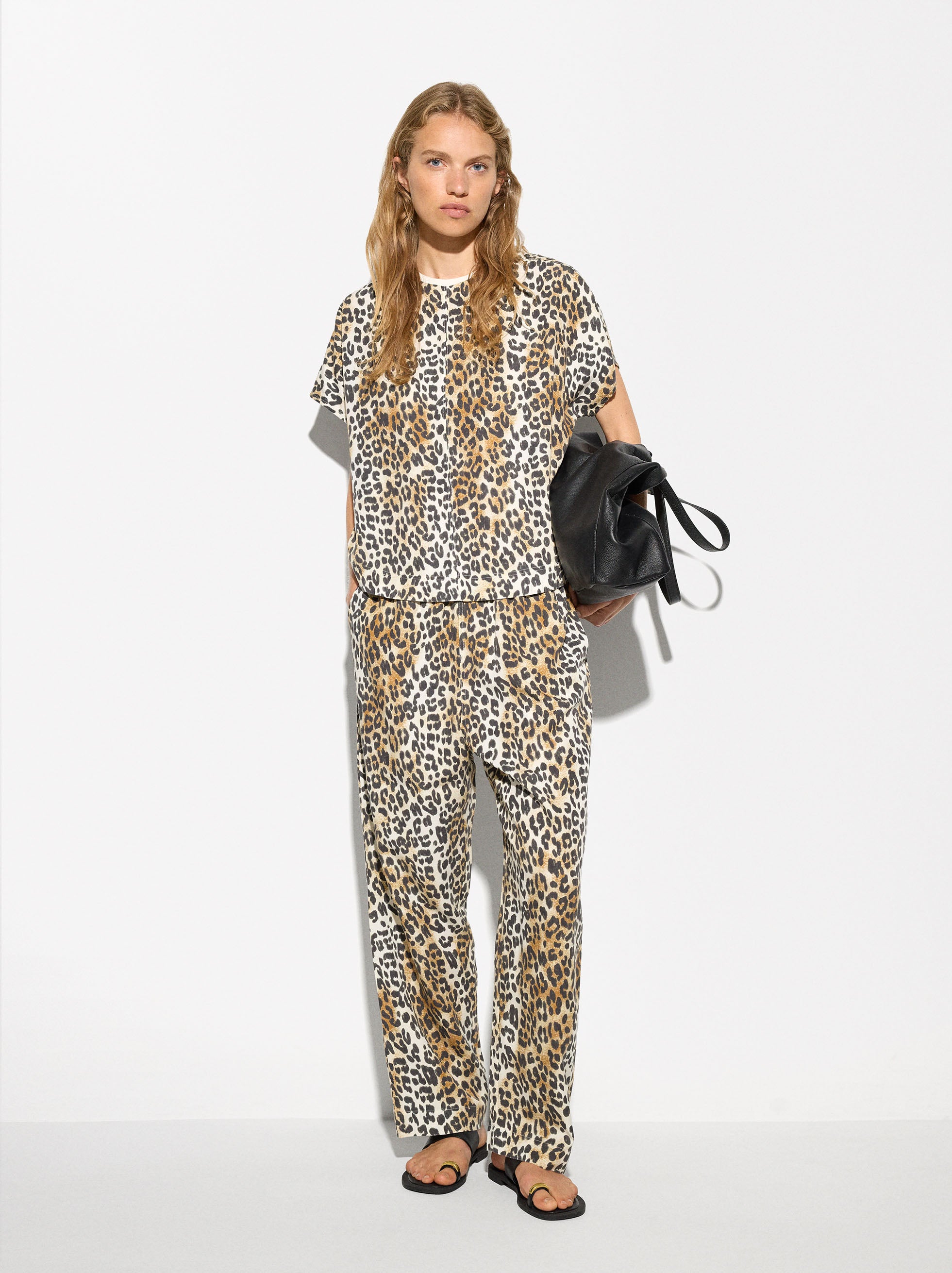 Camiseta Estampado Leopardo