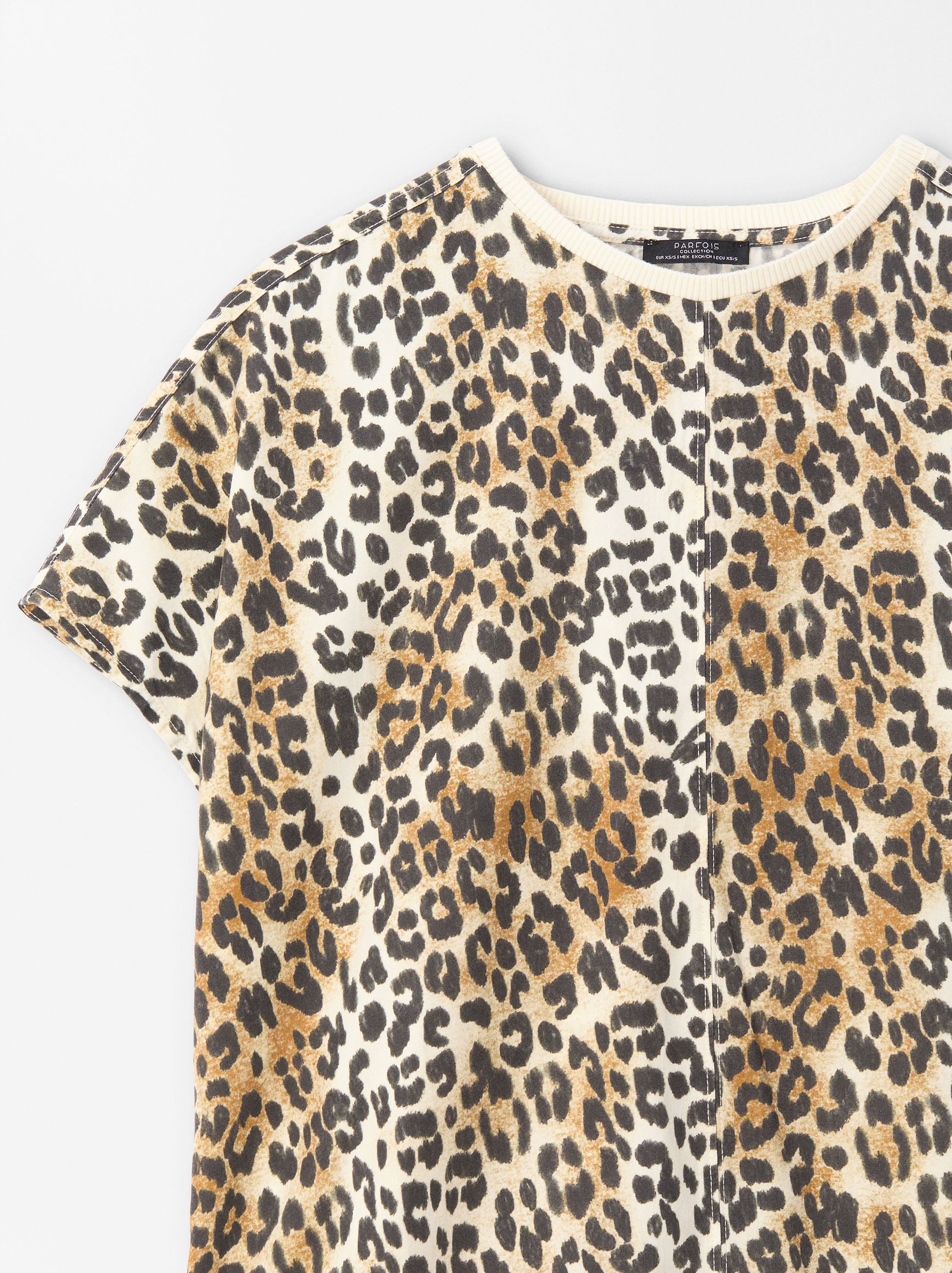 Camiseta Estampado Leopardo