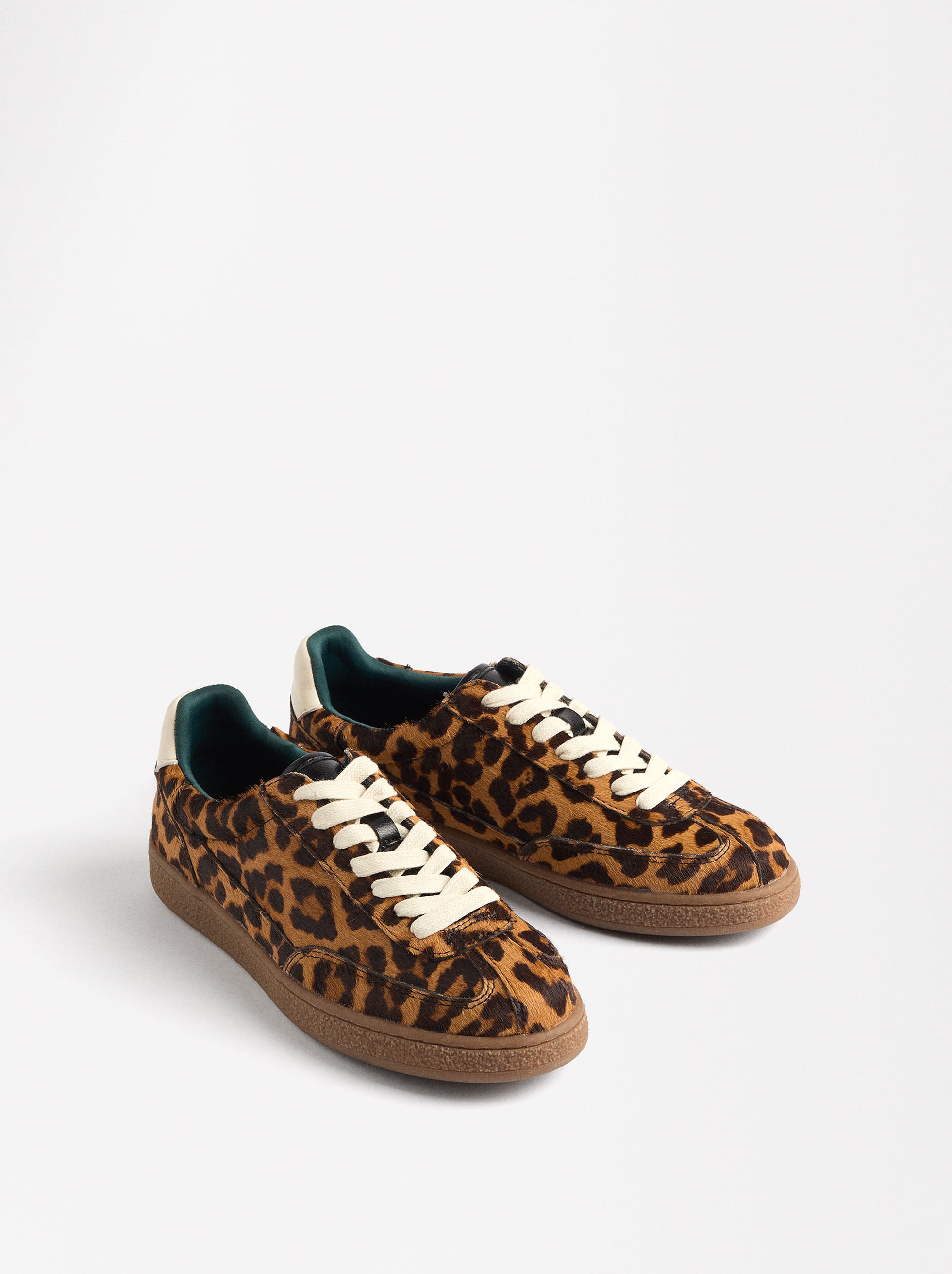 Exclusivo Online - Sapatilhas De Piel Estampado Animal