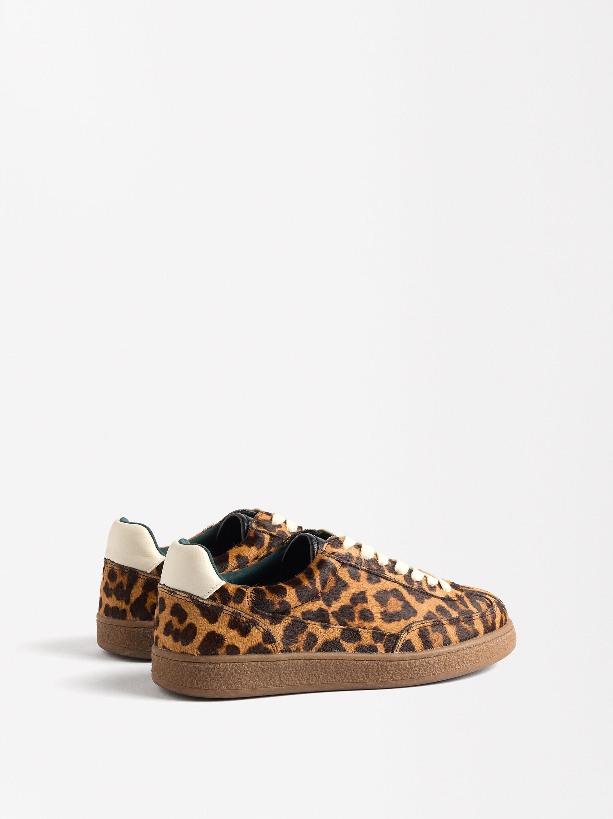 Exclusivo Online - Sapatilhas De Piel Estampado Animal