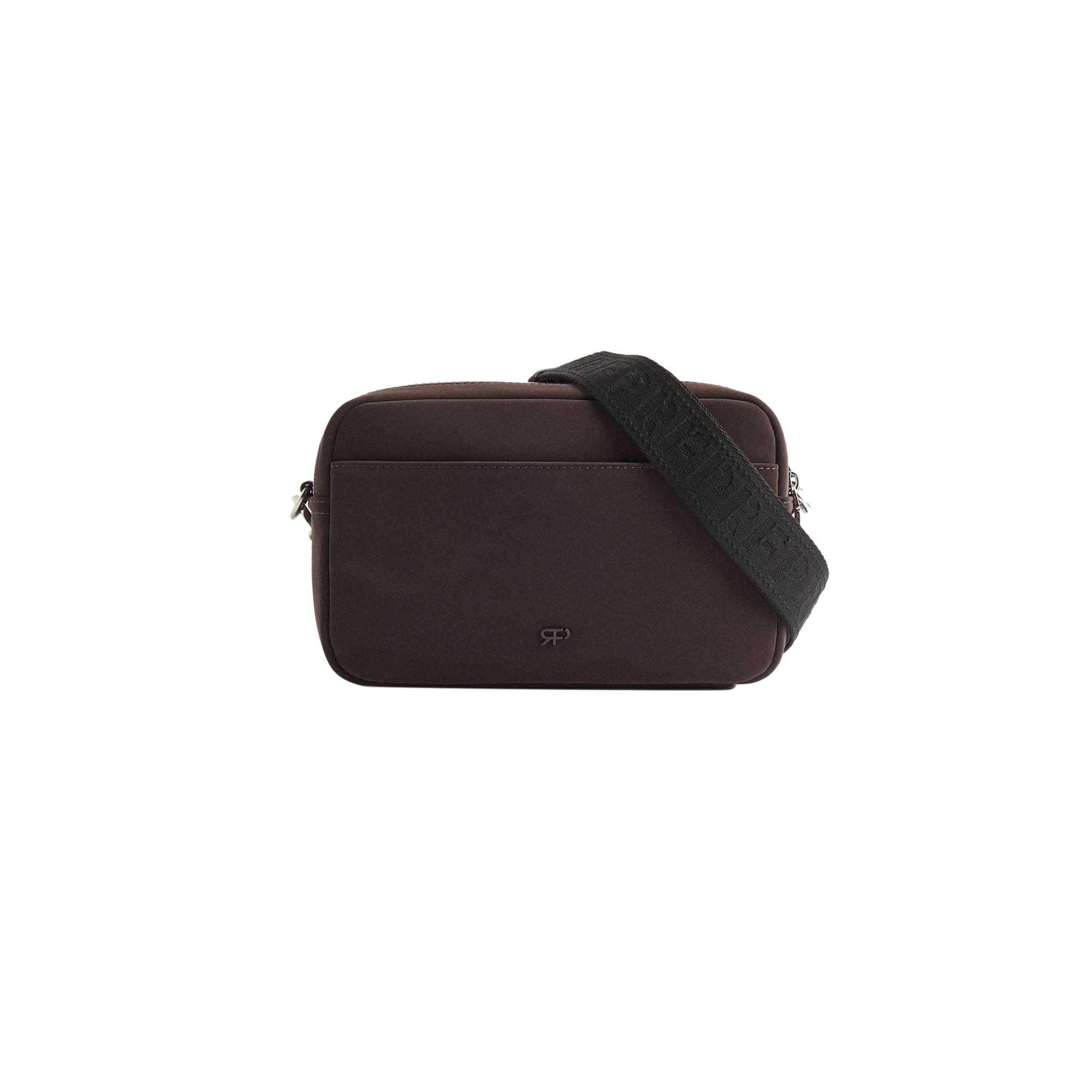 Bolso Bandolera Con Doble Cierre