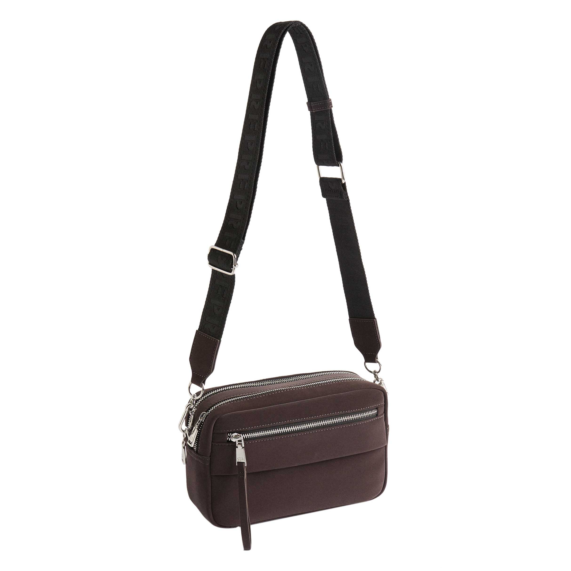 Bolso Bandolera Con Doble Cierre