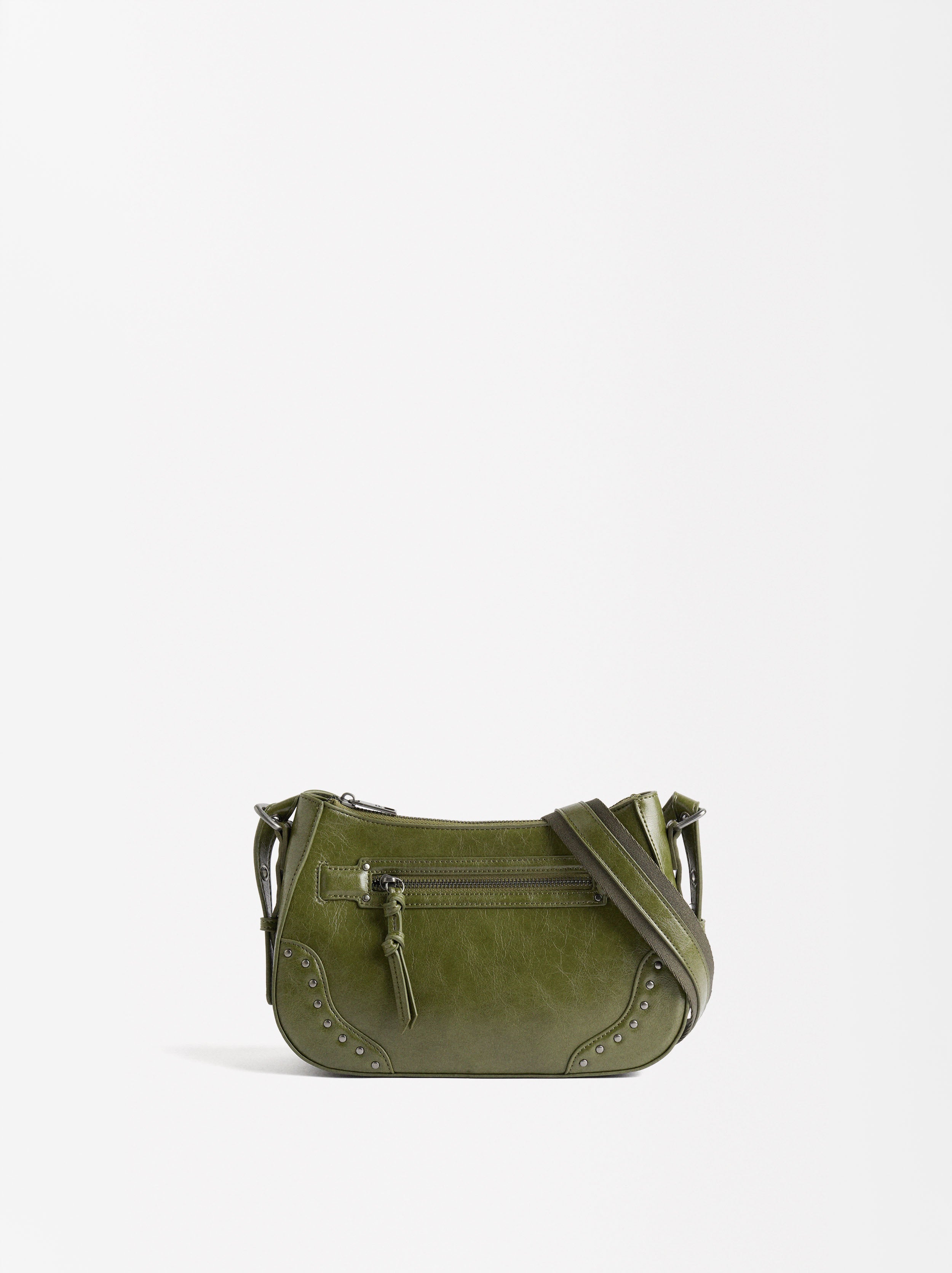 Bolso Bandolera Con Tachuelas