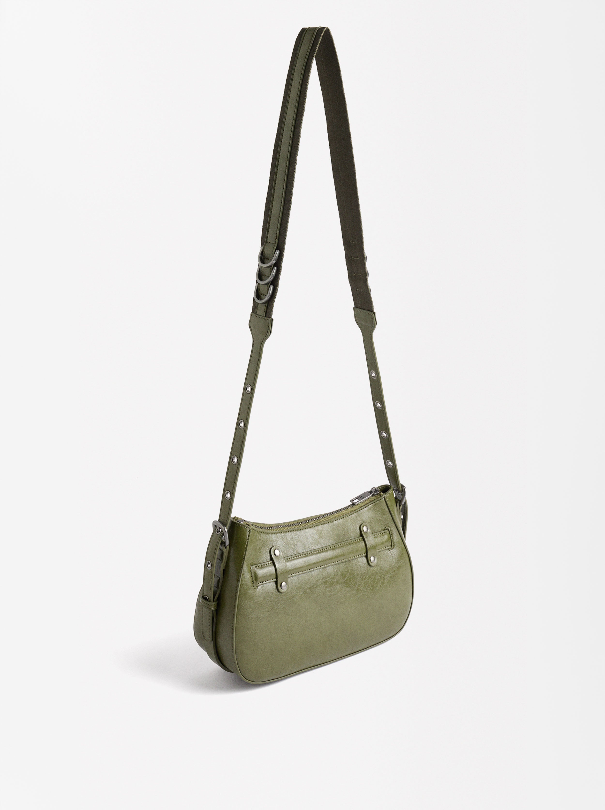 Bolso Bandolera Con Tachuelas