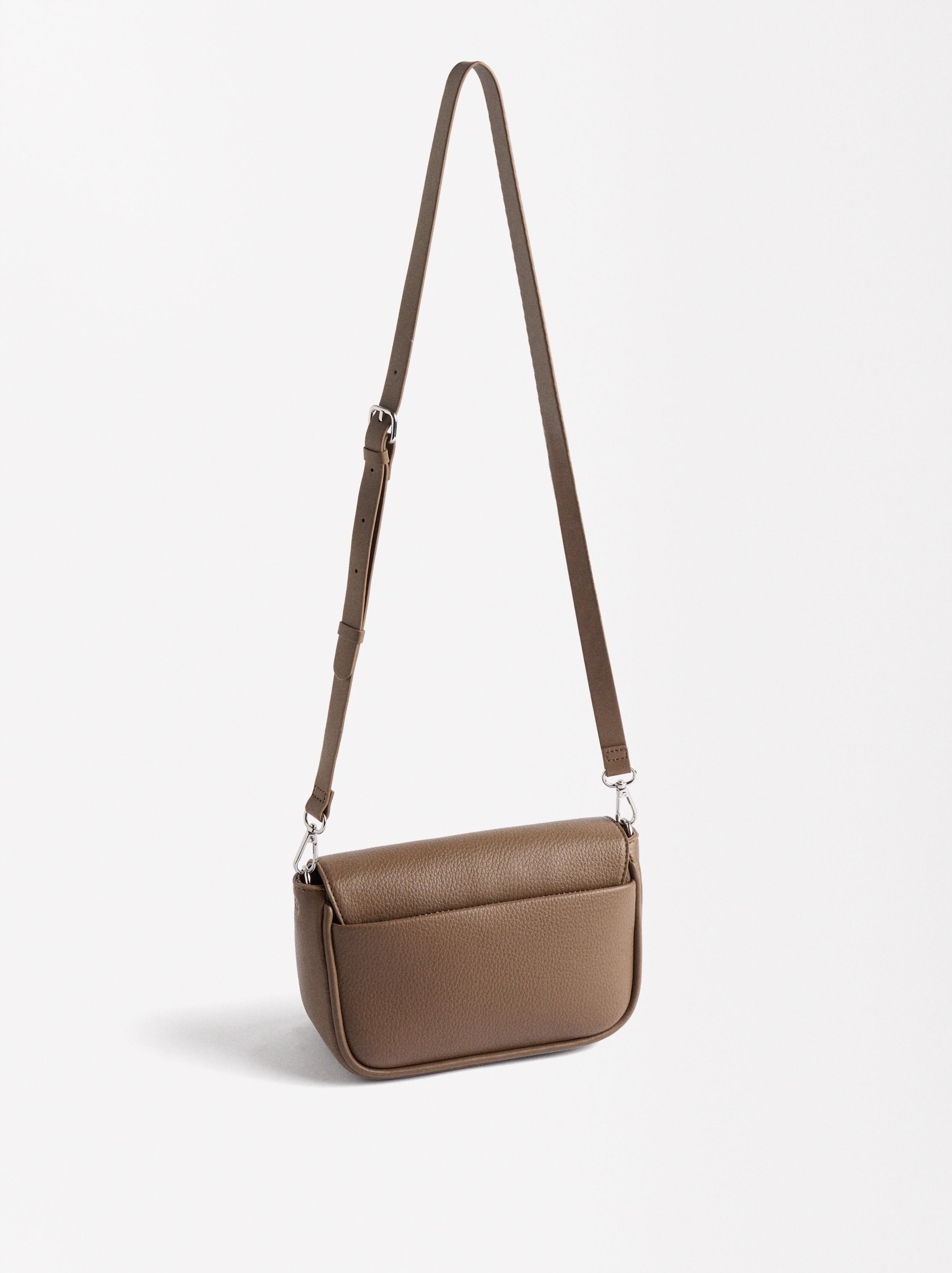 Bolso Bandolera Con Solapa