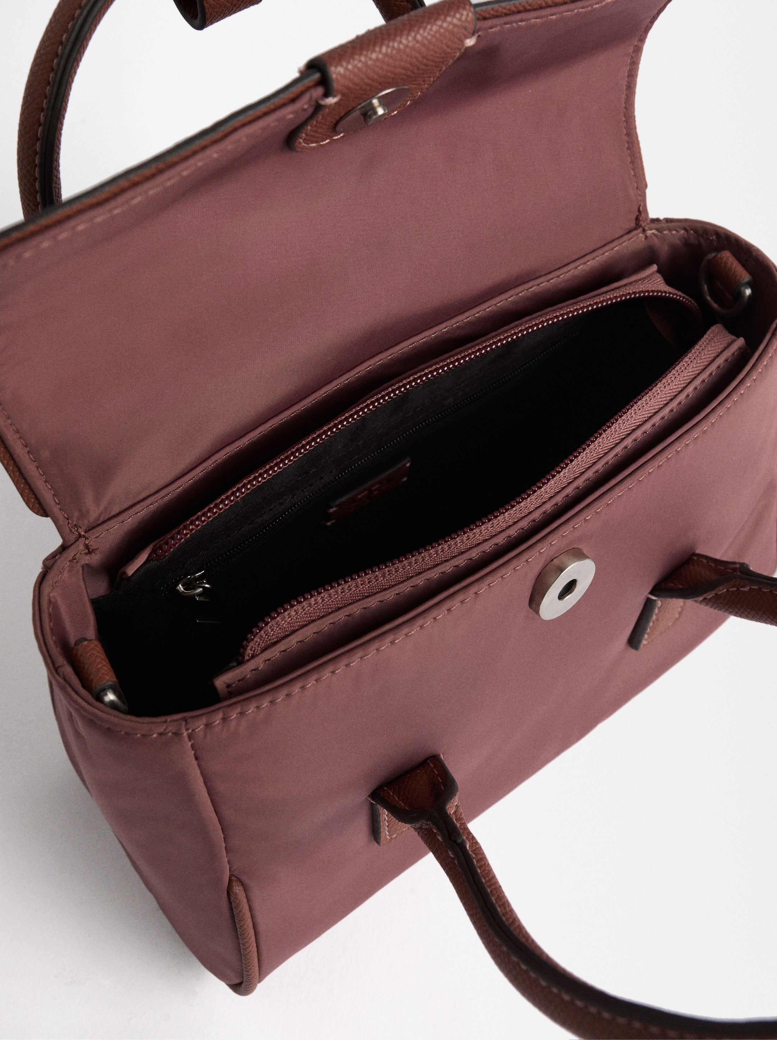 Bolso Bandolera Con Solapa