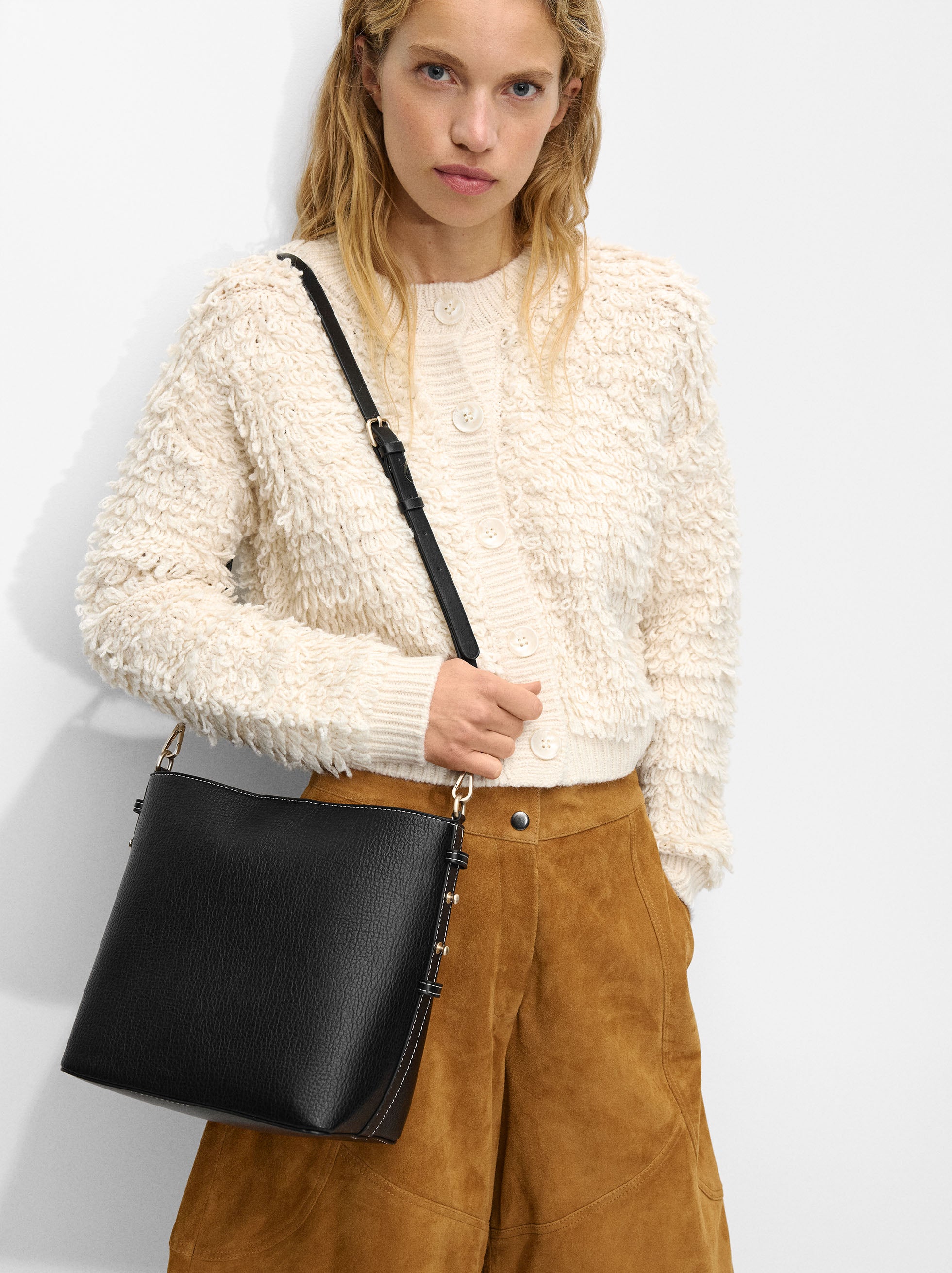 Bolso Hombro Con Bolso Extraíble