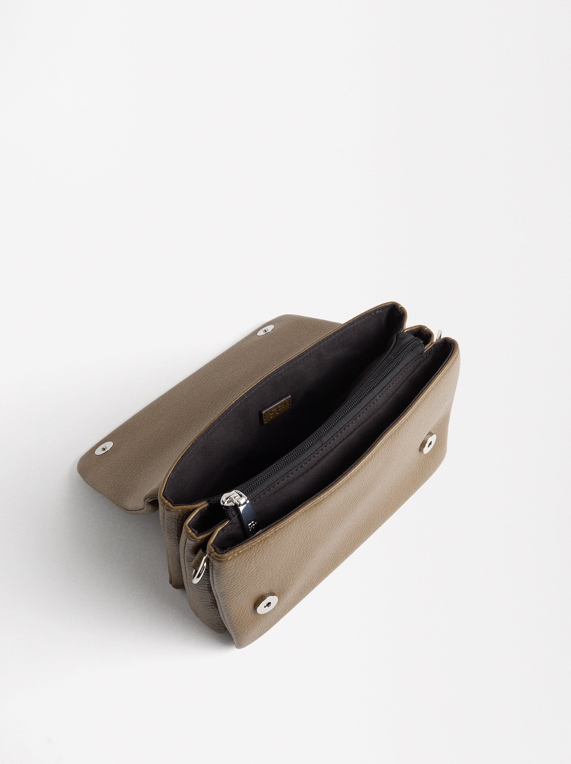 Bolso Bandolera Con Solapa