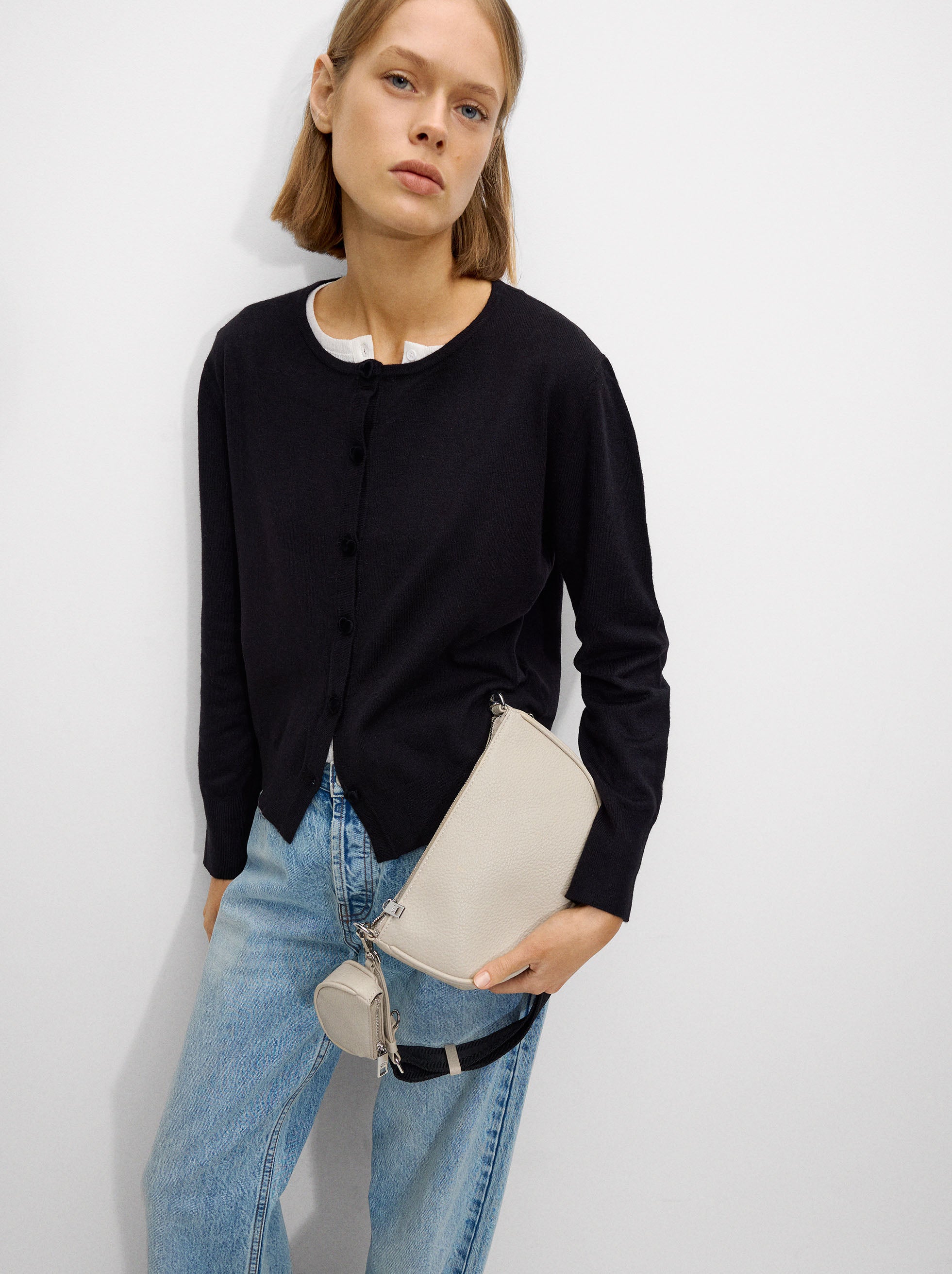 Bolso Bandolera Con Colgante