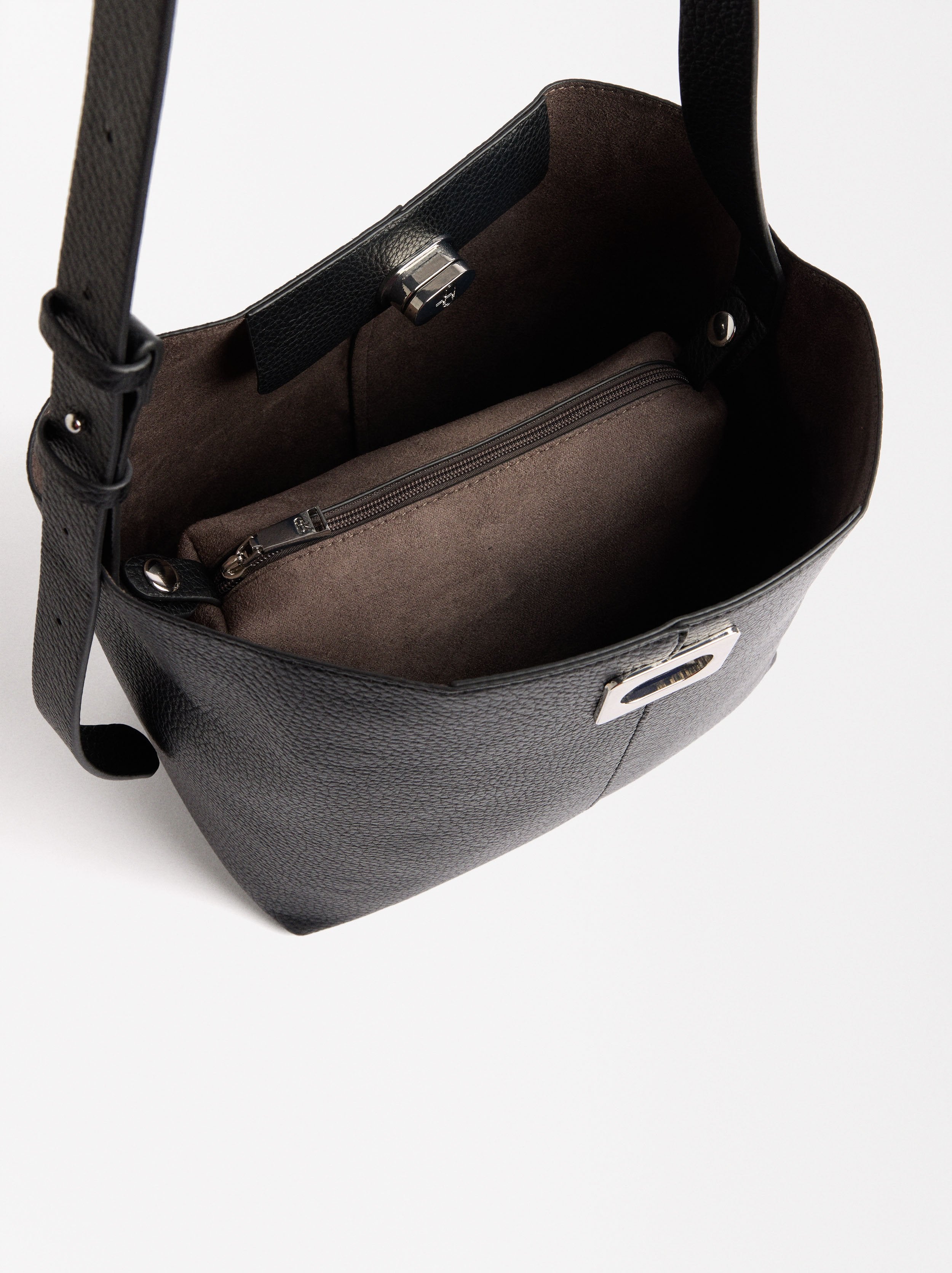 Cartera De Hombro Con Bolsa Removible