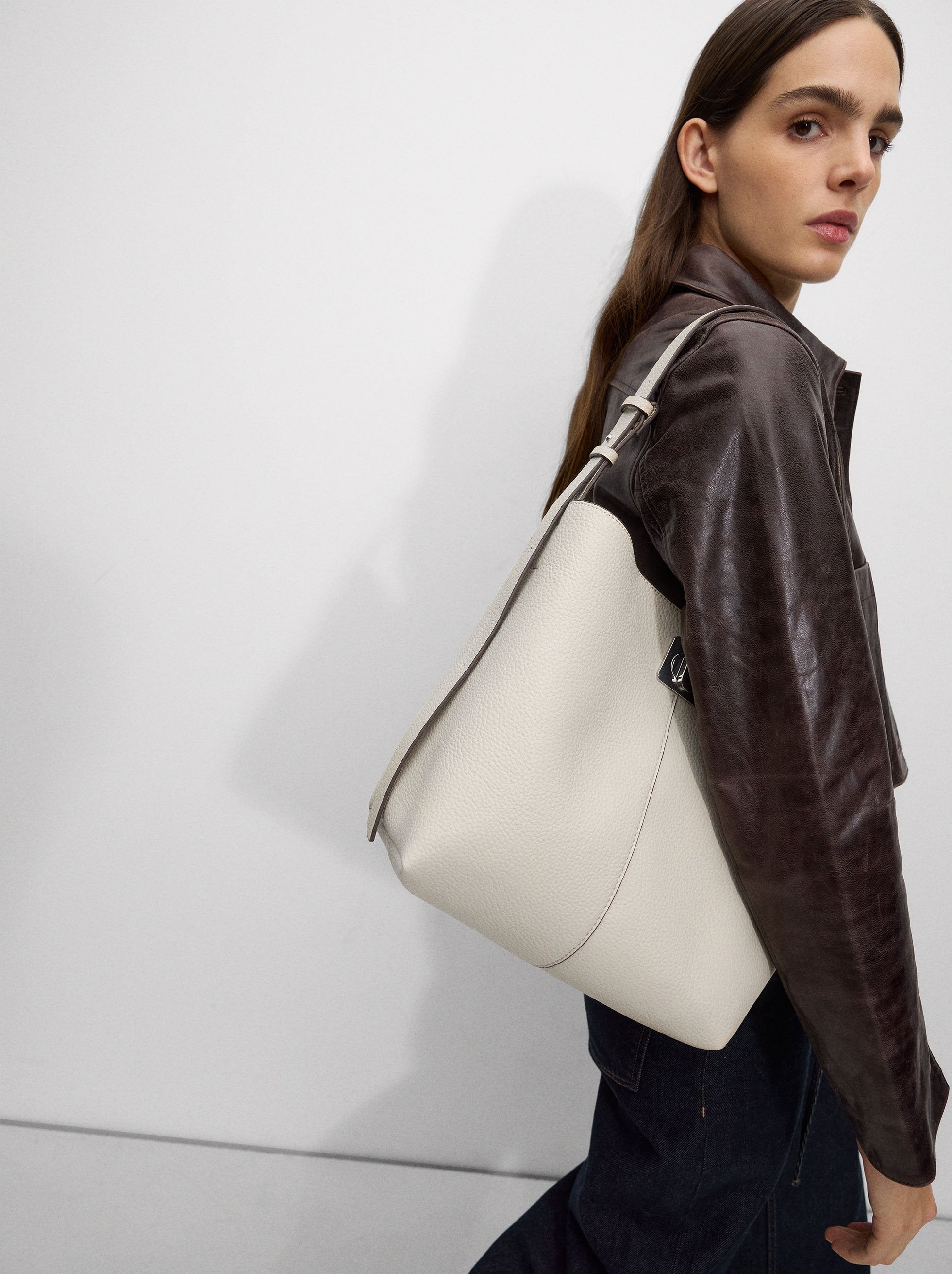 Cartera De Hombro Con Bolsa Removible