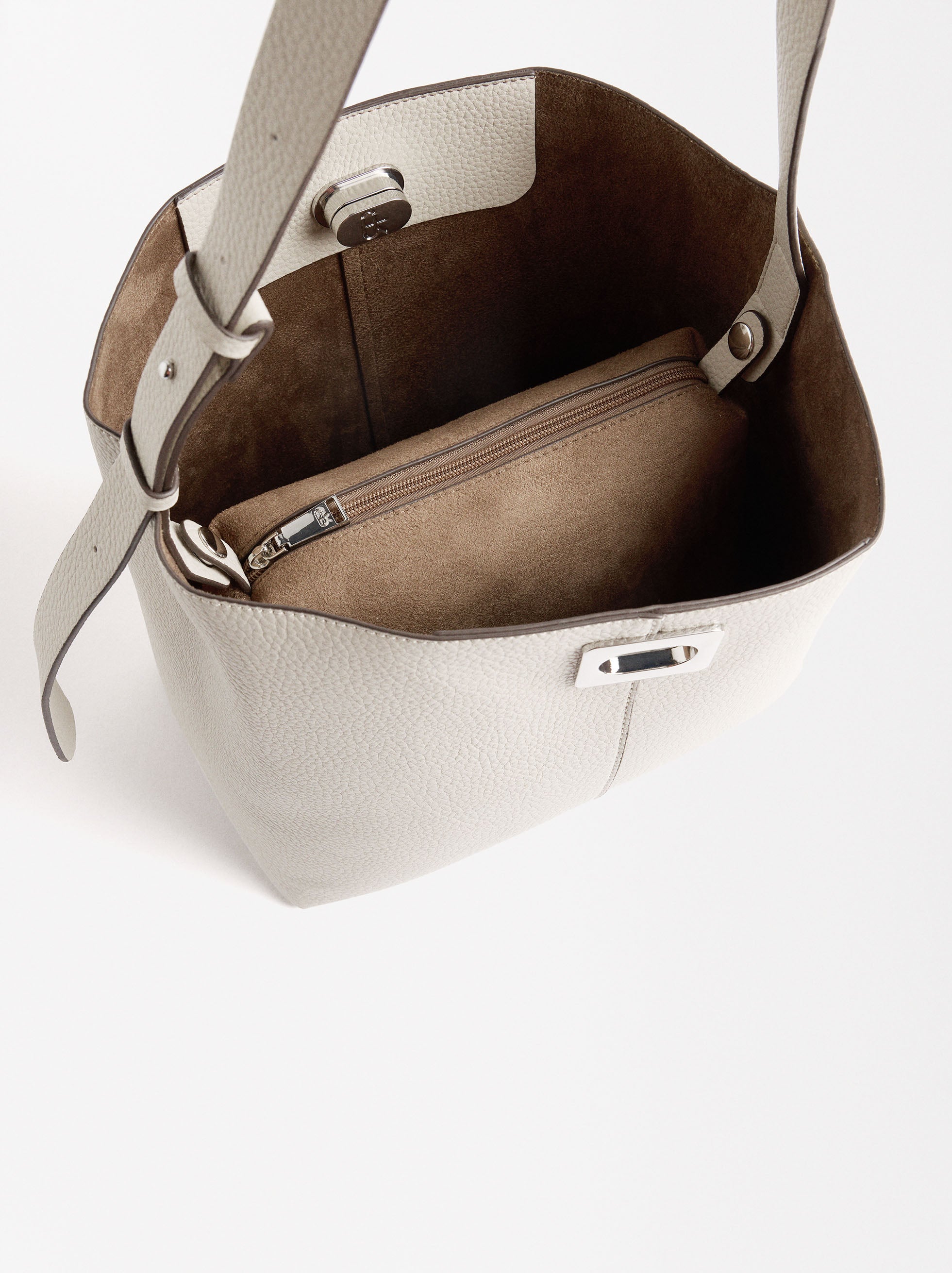 Cartera De Hombro Con Bolsa Removible