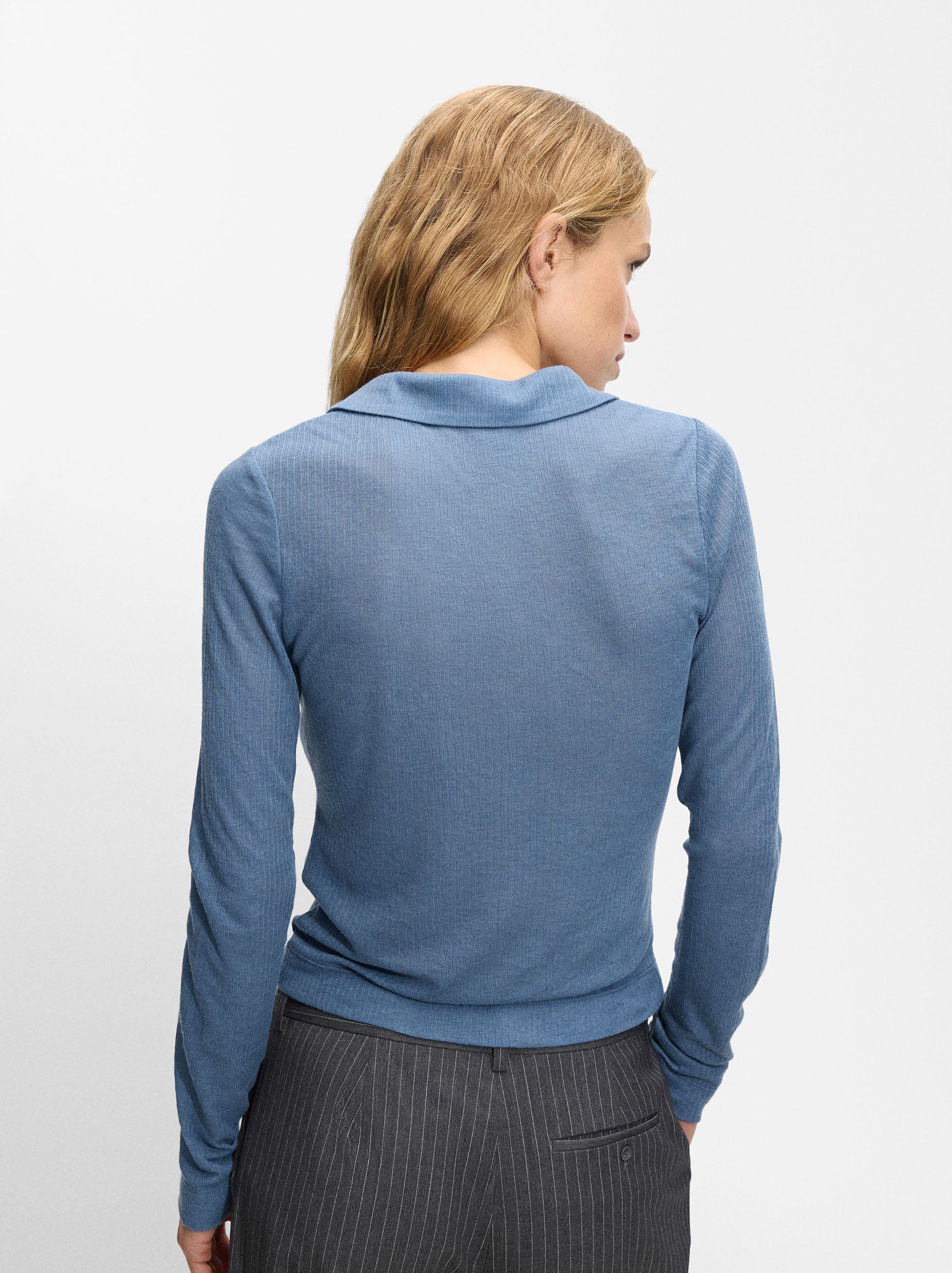 Camisa Con Cuello Polo