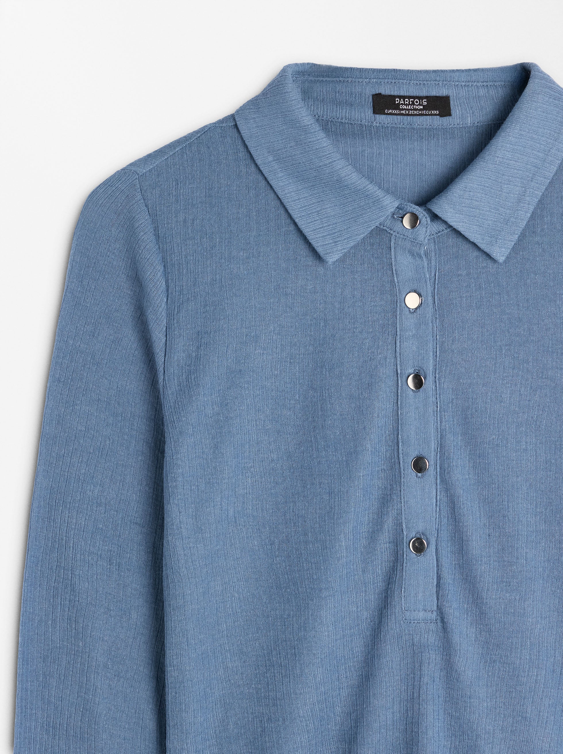 Camisa Con Cuello Polo