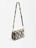 Bolso De Hombro Con Estampado Y Grabado Animal