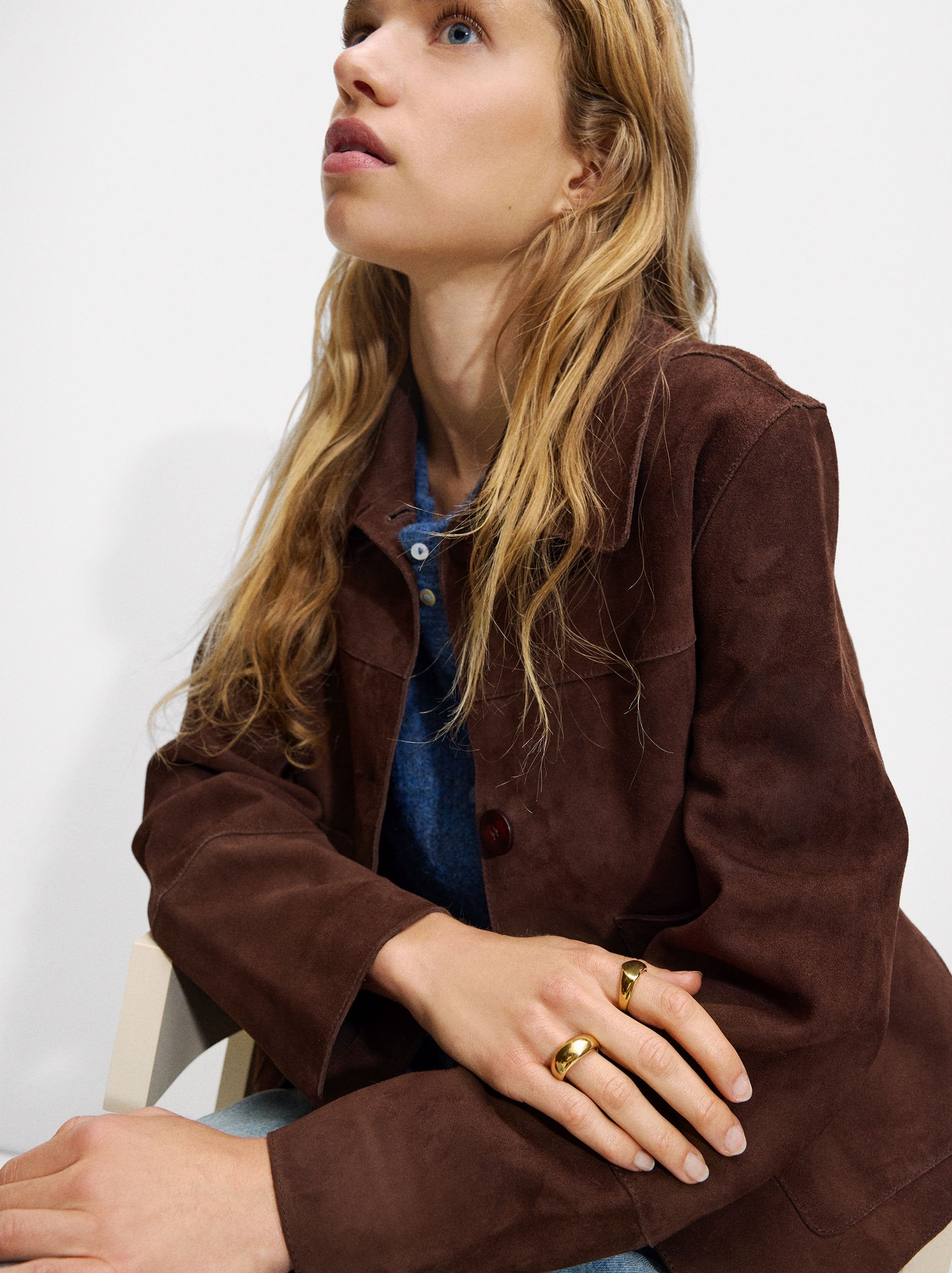 Set De Anillos Corazón - Acero Inoxidable