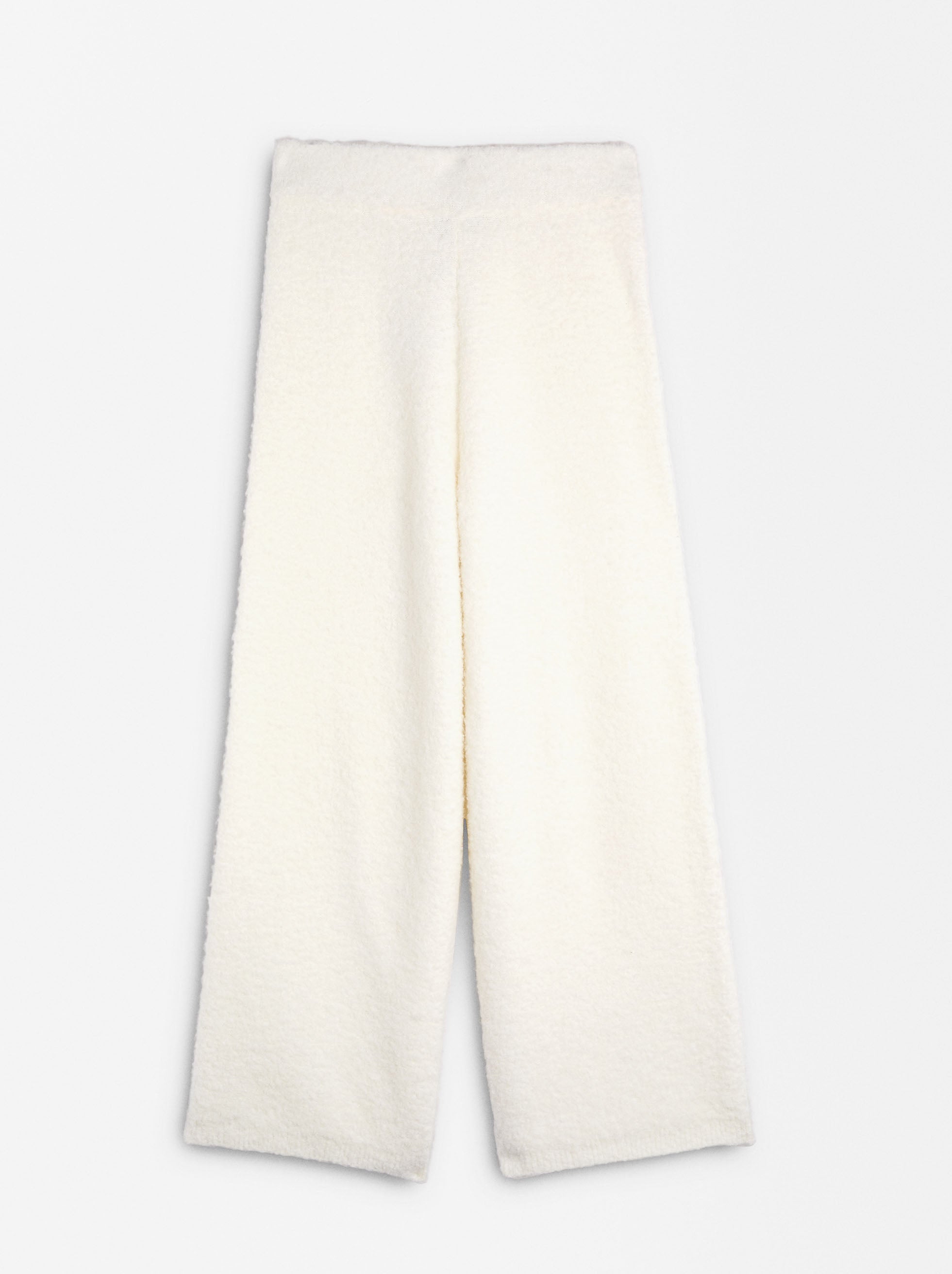 Pantalón De Punto Con Lana