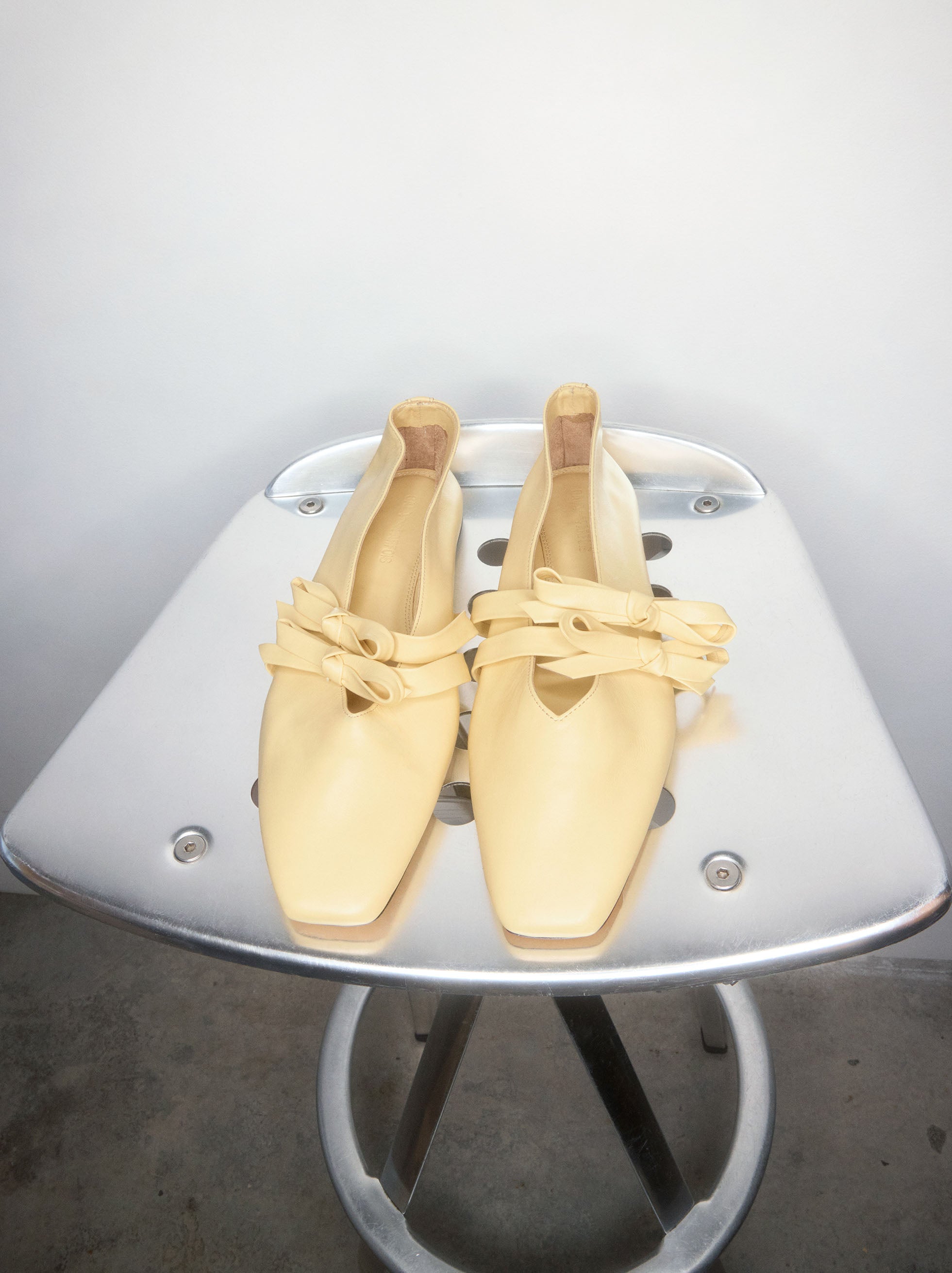 Bailarinas De Piel Con Lazos