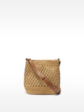 Bolso Hombro Efecto Rafia