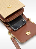 Cartera Para Móvil Efecto Rafia