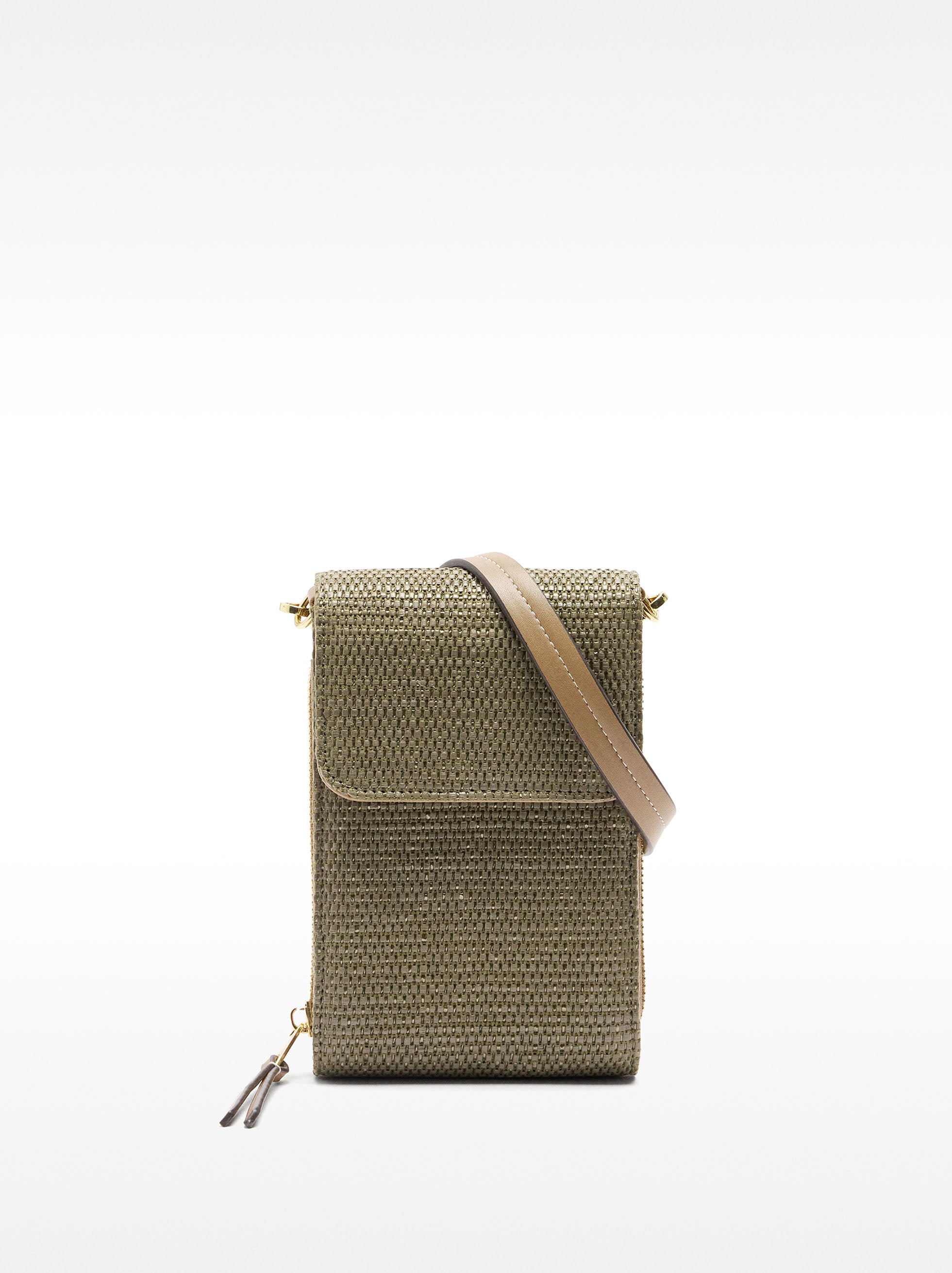 Cartera Para Móvil Efecto Rafia