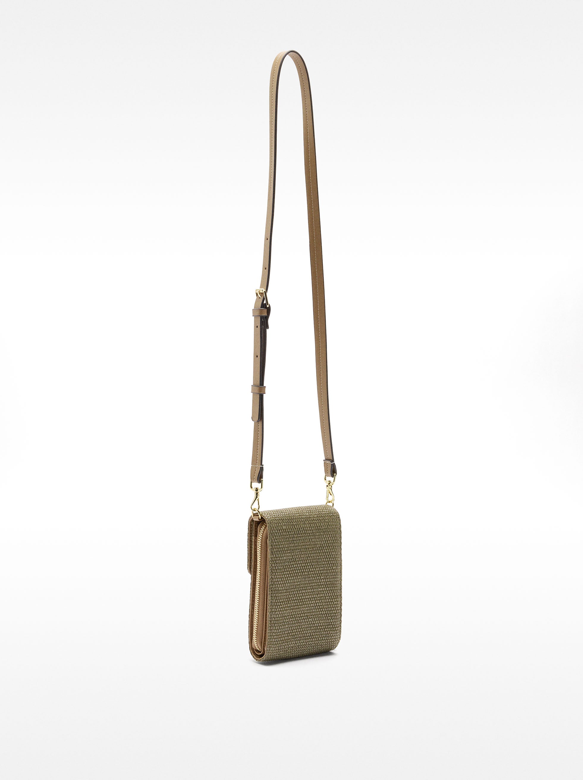 Cartera Para Móvil Efecto Rafia