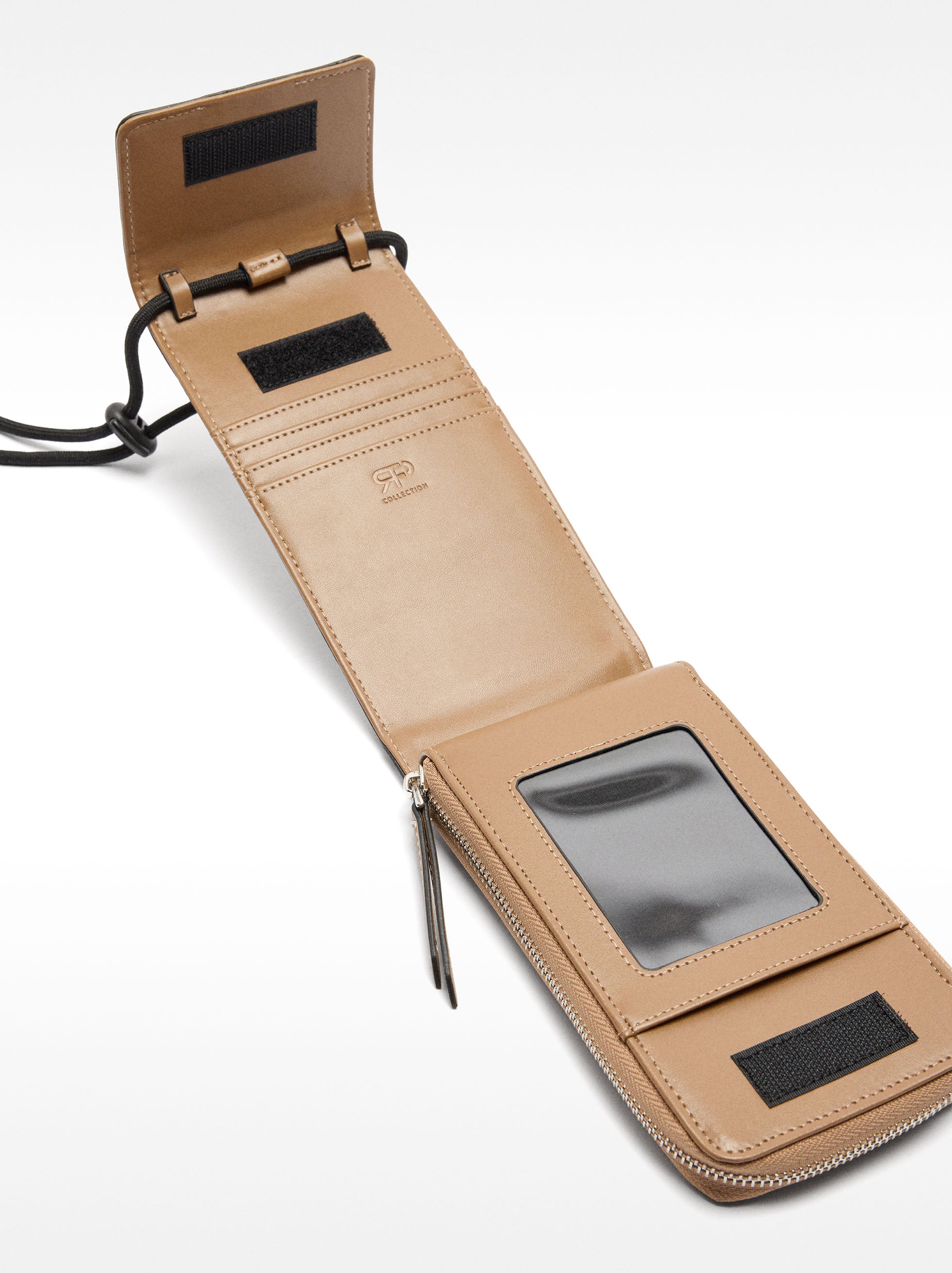 Cartera Para Móvil Estampado Cuadrados