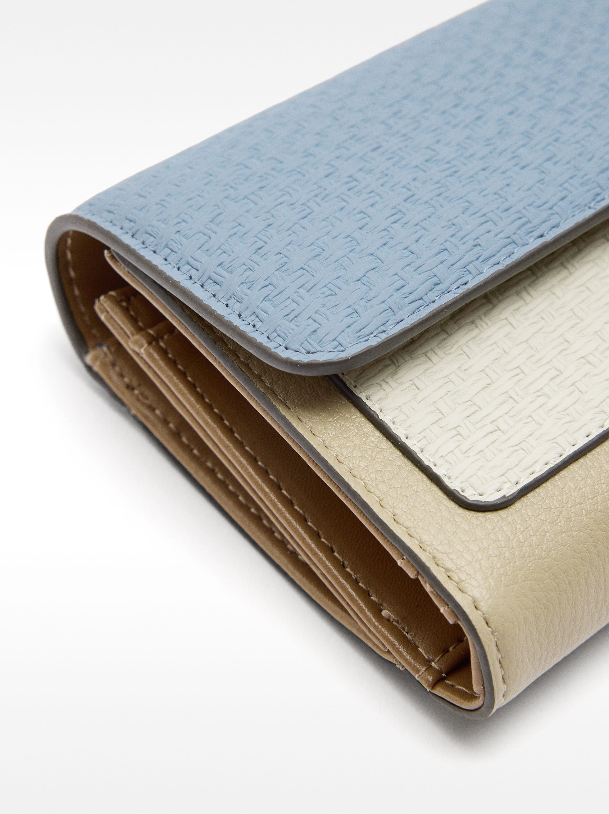 Billetera Color Block