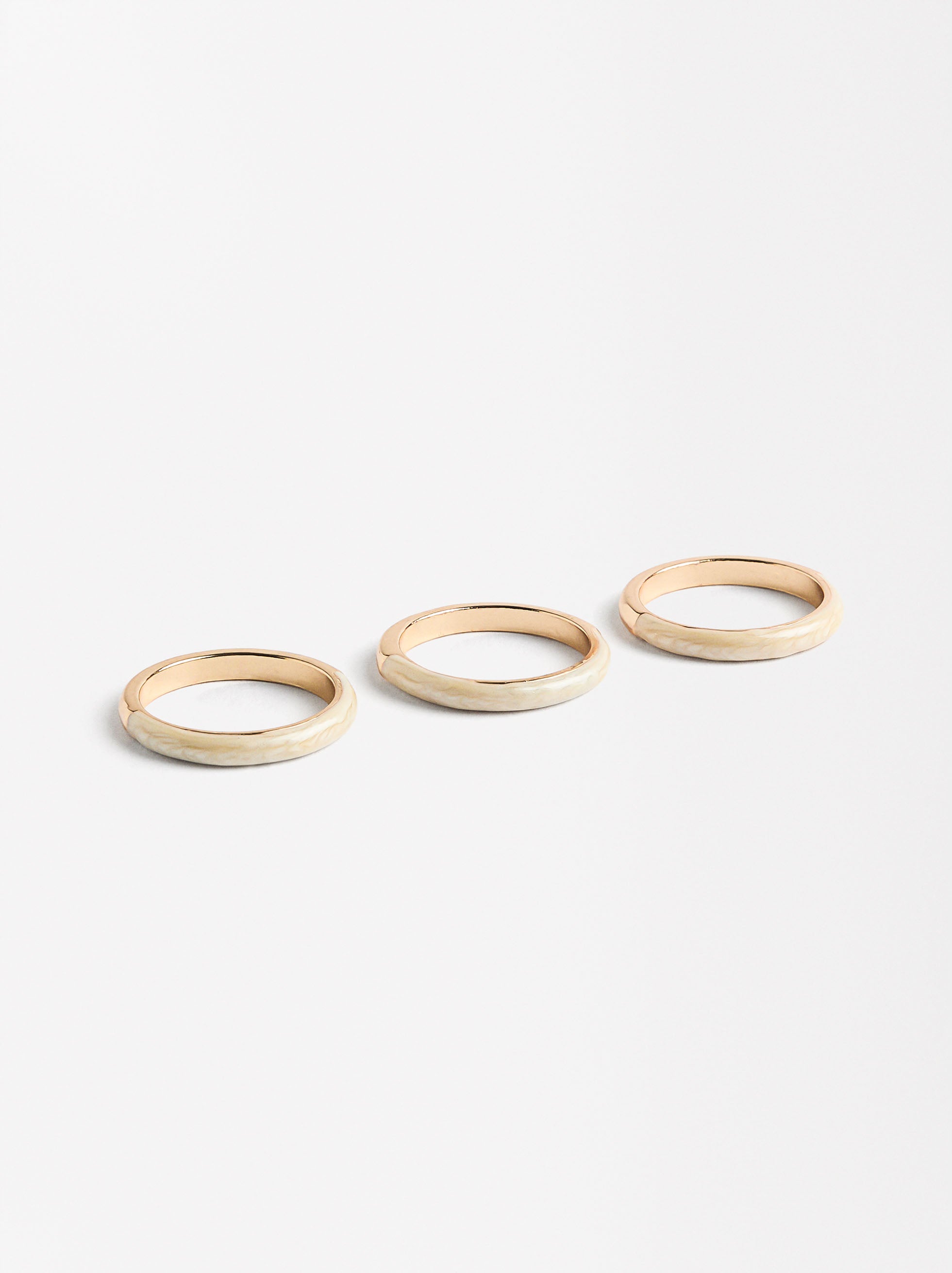 Set De Anillos Esmaltados