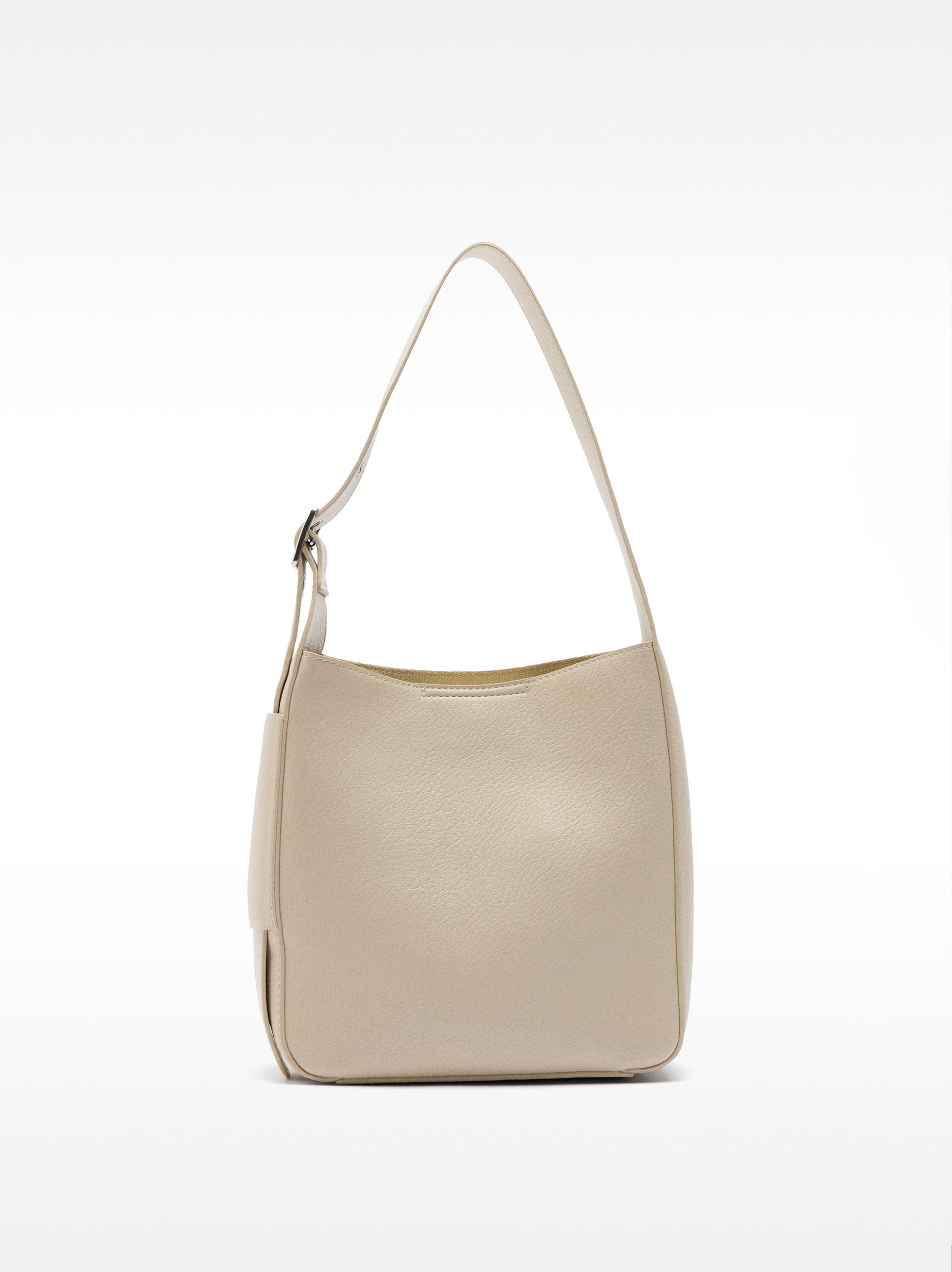 Cartera De Hombro Con Textura