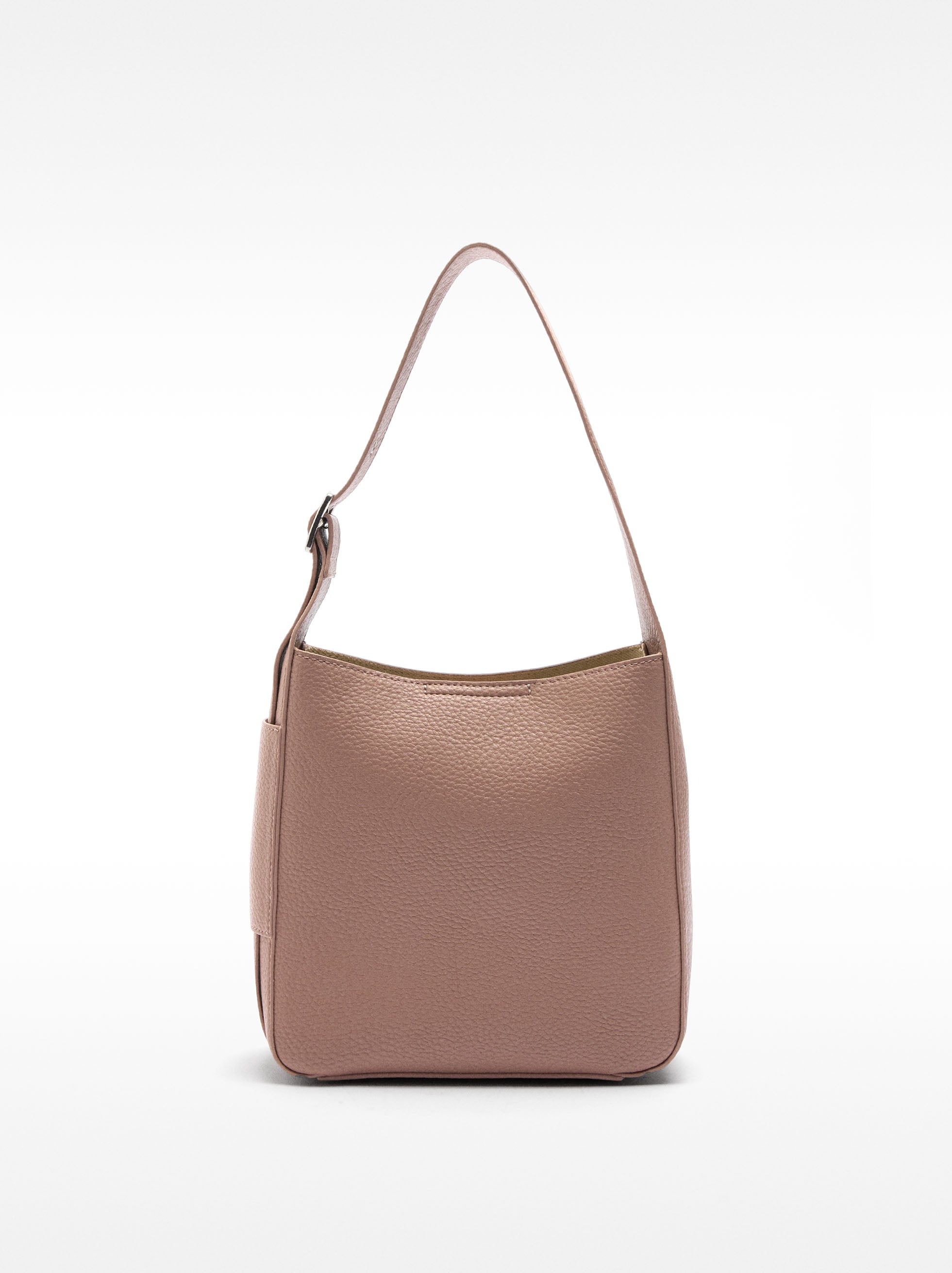 Cartera De Hombro Con Textura