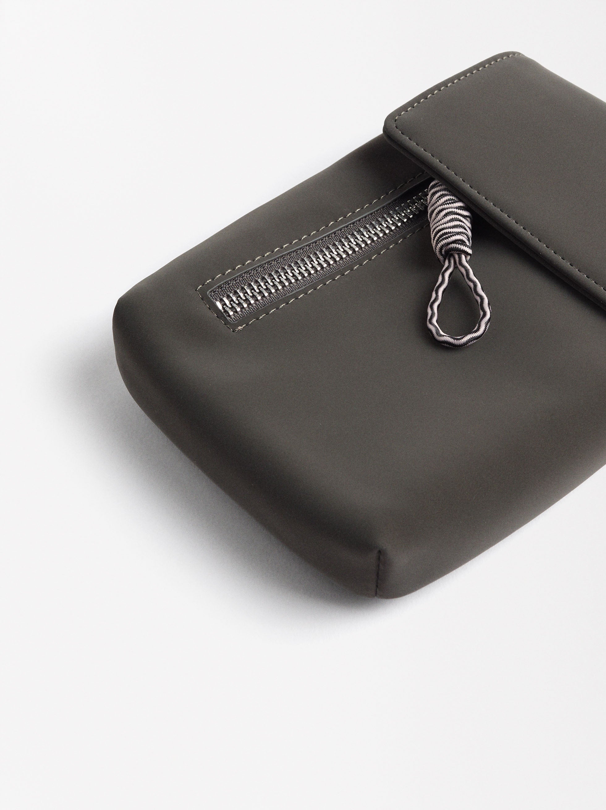 Cartera Para Móvil Con Textura Suave