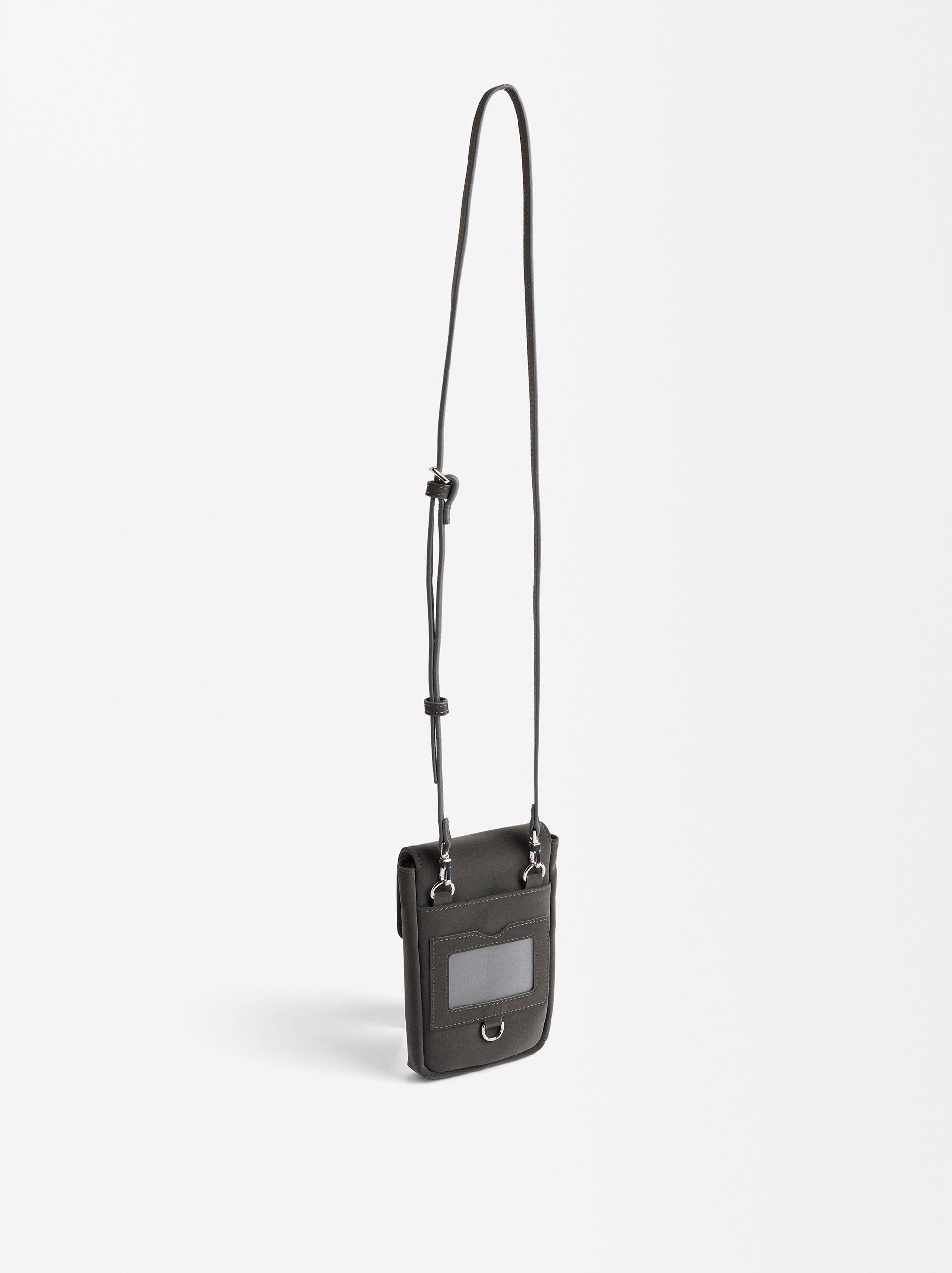 Cartera Para Móvil Con Textura Suave