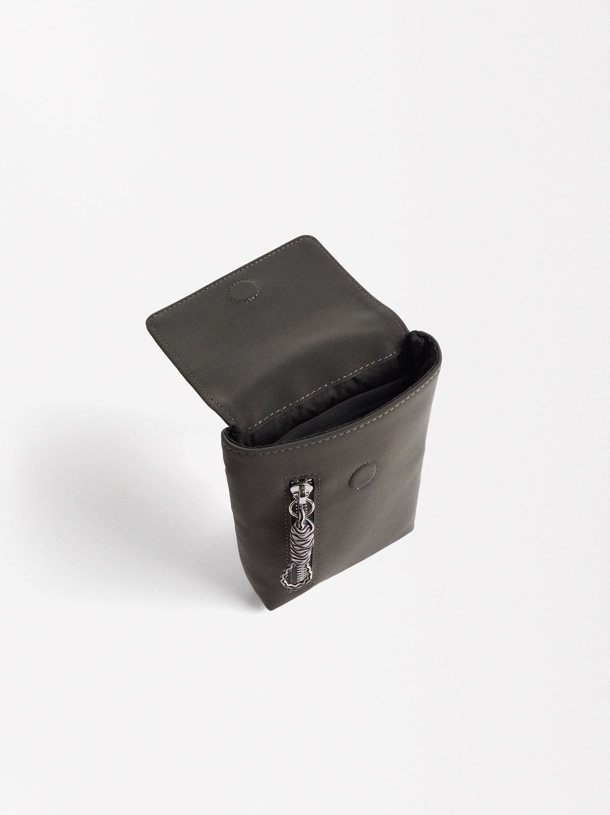 Cartera Para Móvil Con Textura Suave