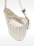 Bolso De Hombro Plisado Con Bolsa Extraíble