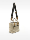 Bolso Tote De Nylon Con Colgante