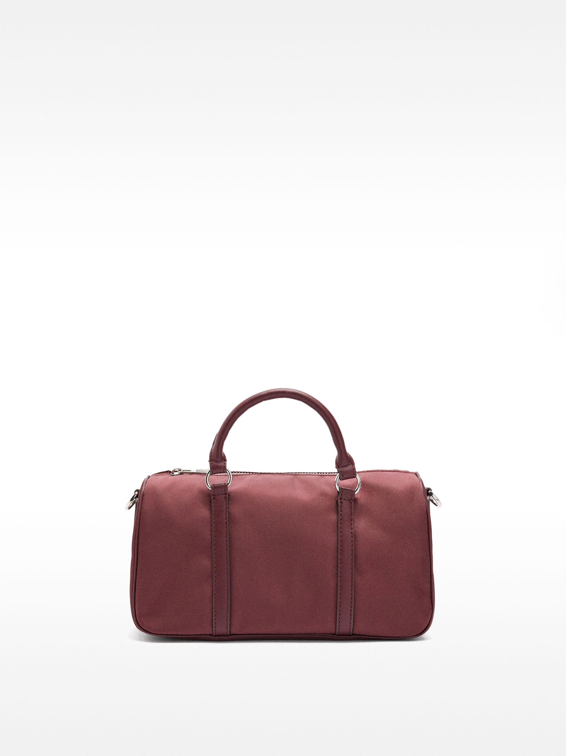 Bolso Tote De Nylon Com Bandolera