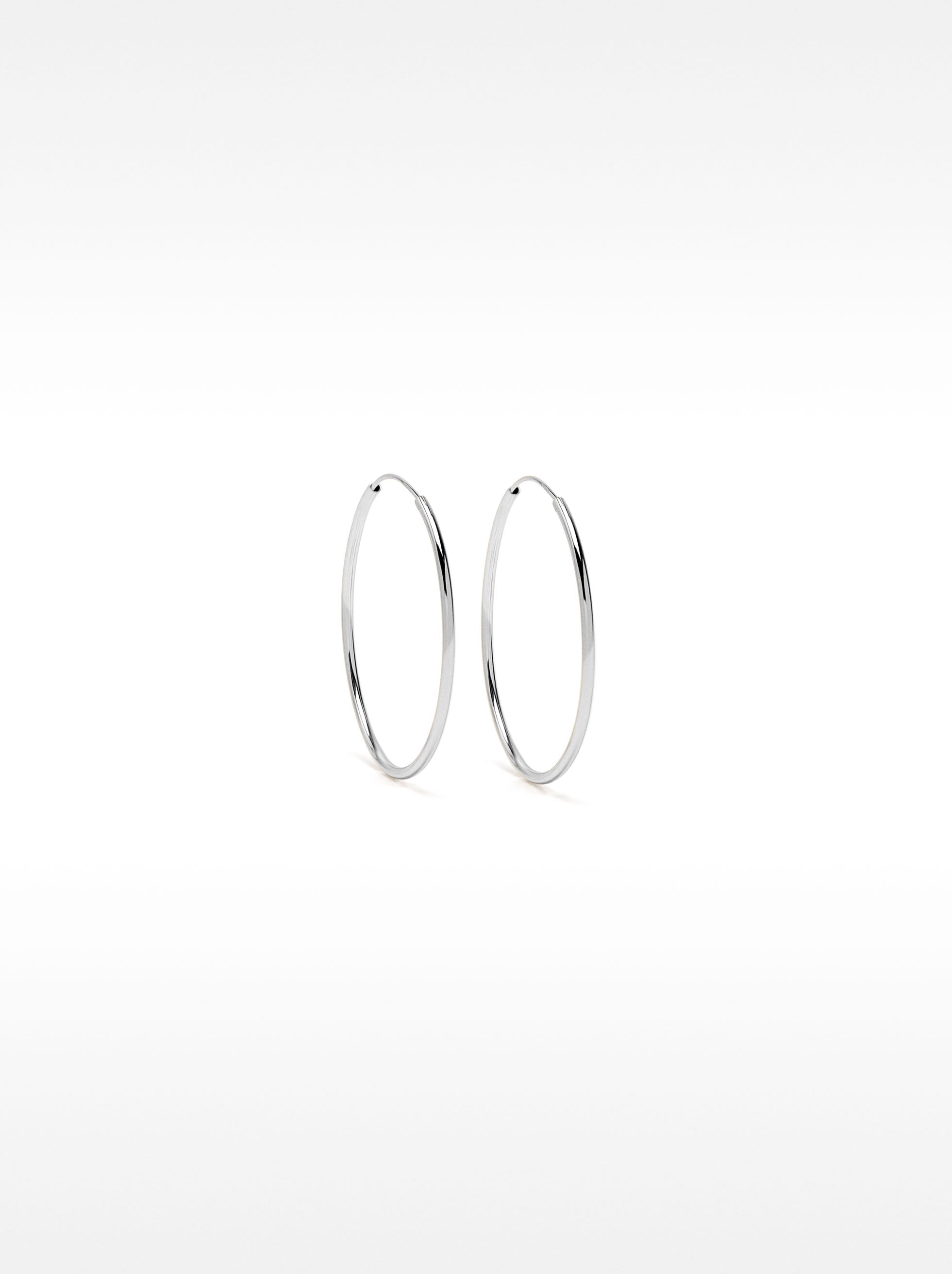 Aretes De Aro Cortos De Plata 925