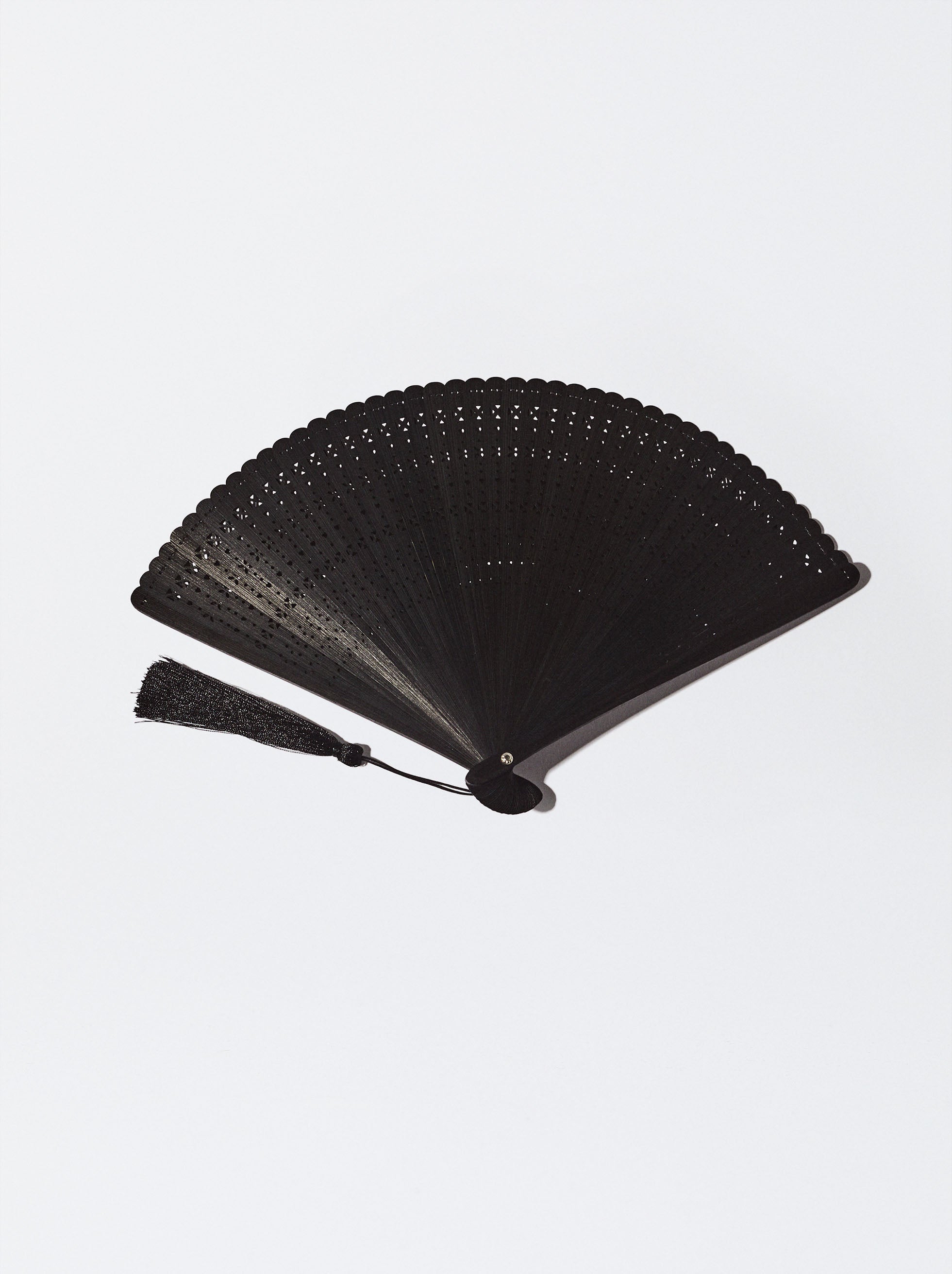 Abanico Bambú Con Perforado