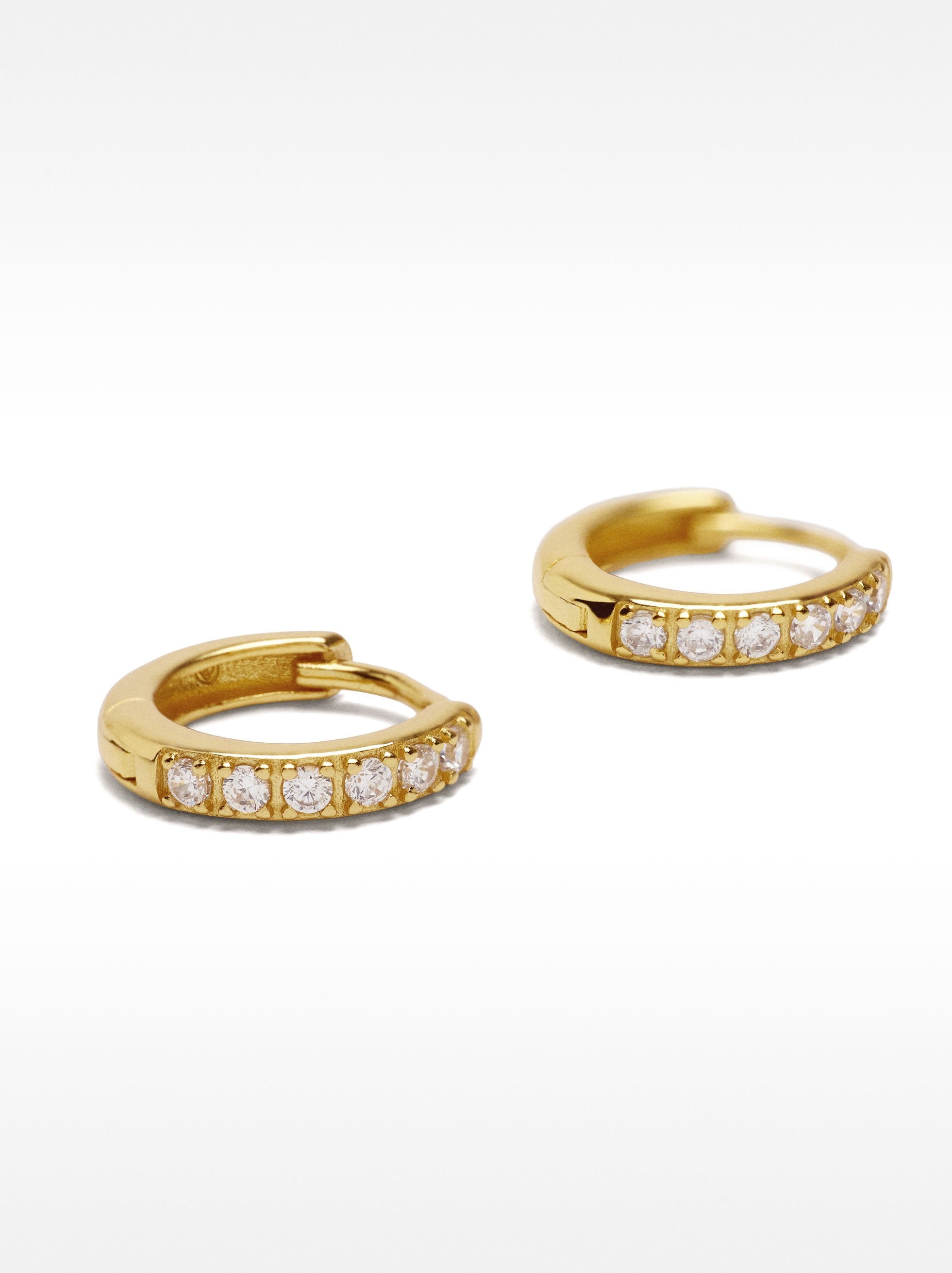 Aretes Personalizables Plata 925 Con Circonitas