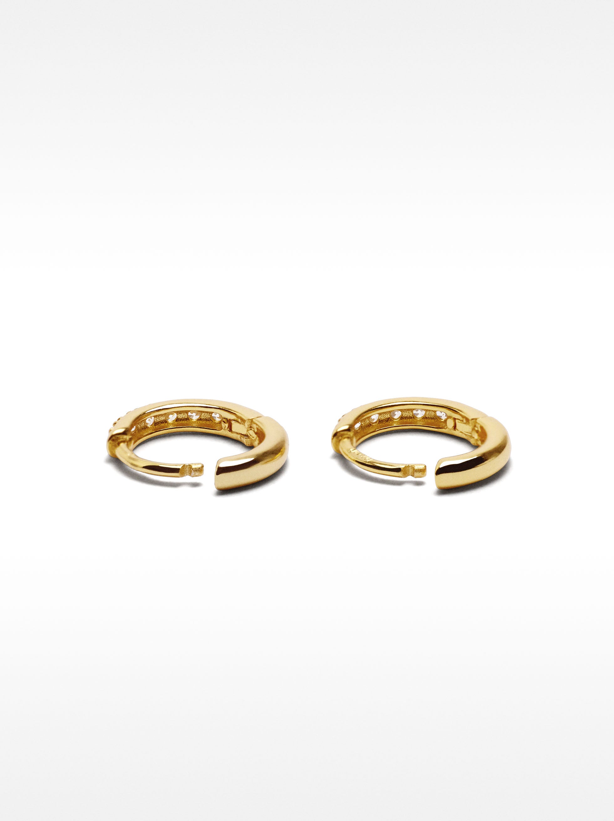 Aretes Personalizables Plata 925 Con Circonitas