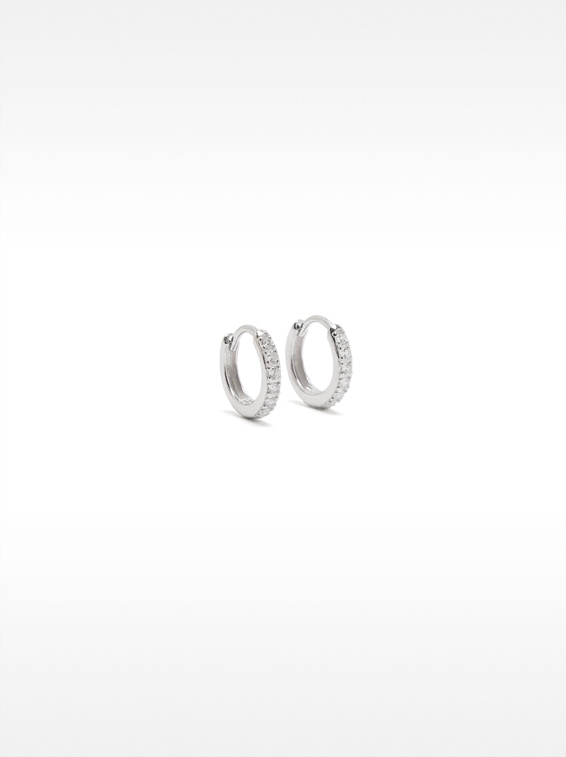 Aretes Personalizables Plata 925 Con Circonitas