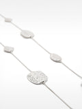 Collar Largo Plateado