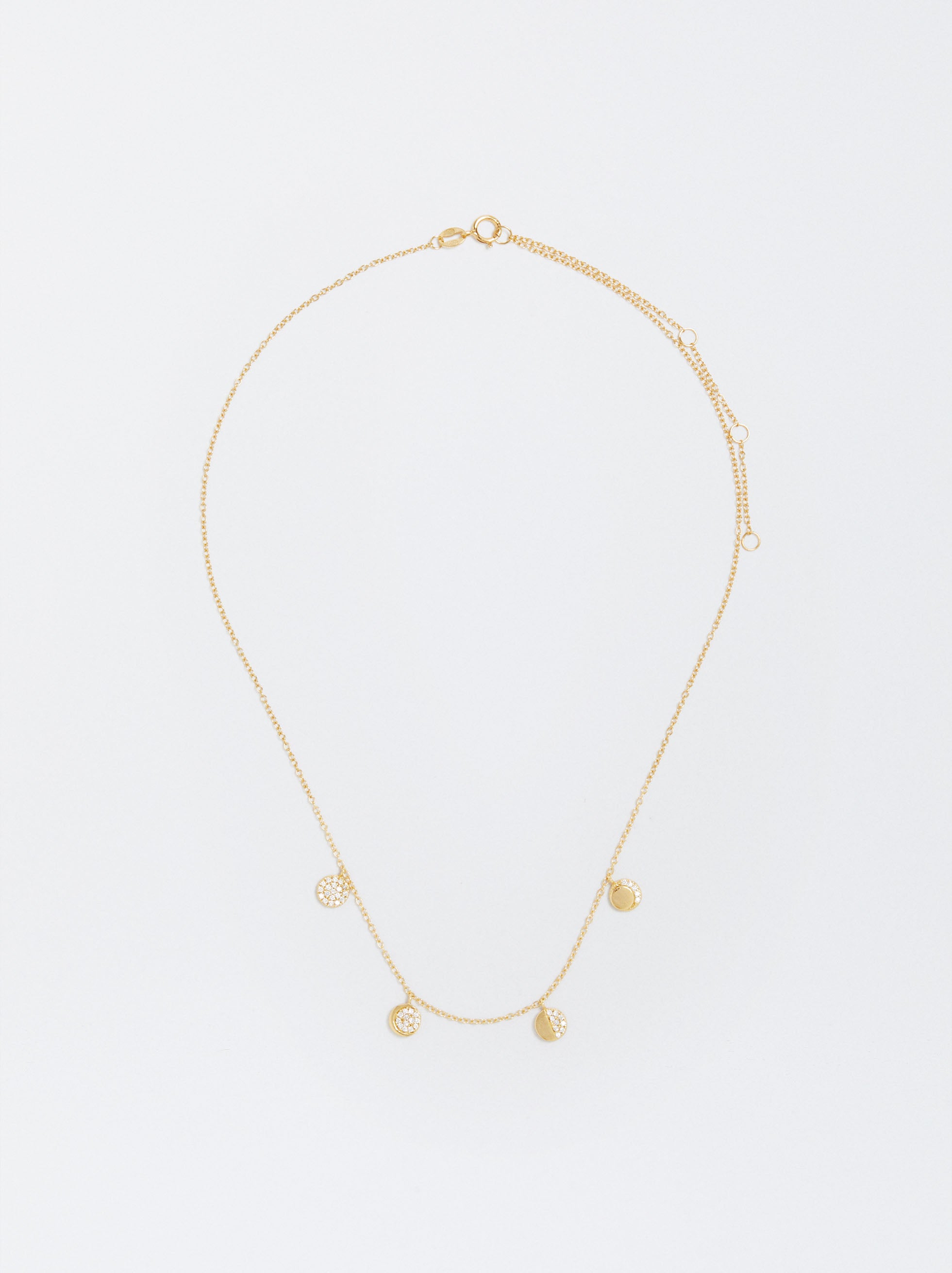 Collar De Plata 925 Con Circonitas