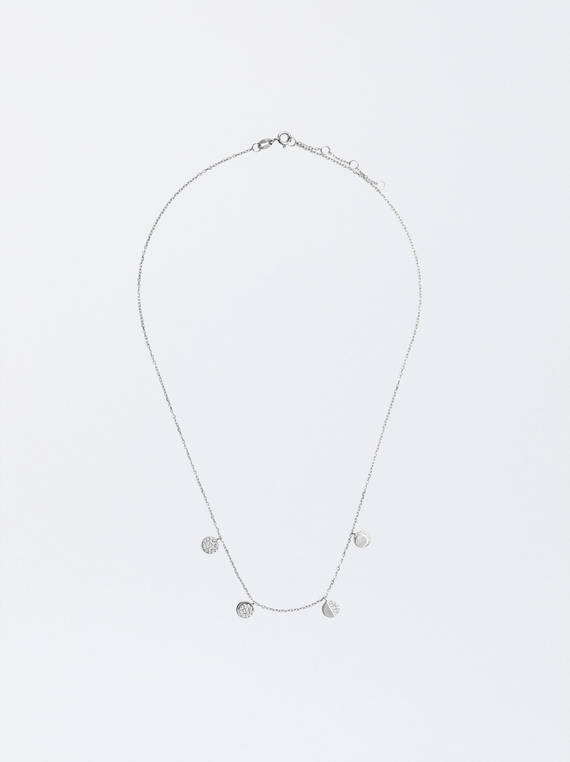 Collar De Plata 925 Con Circonitas