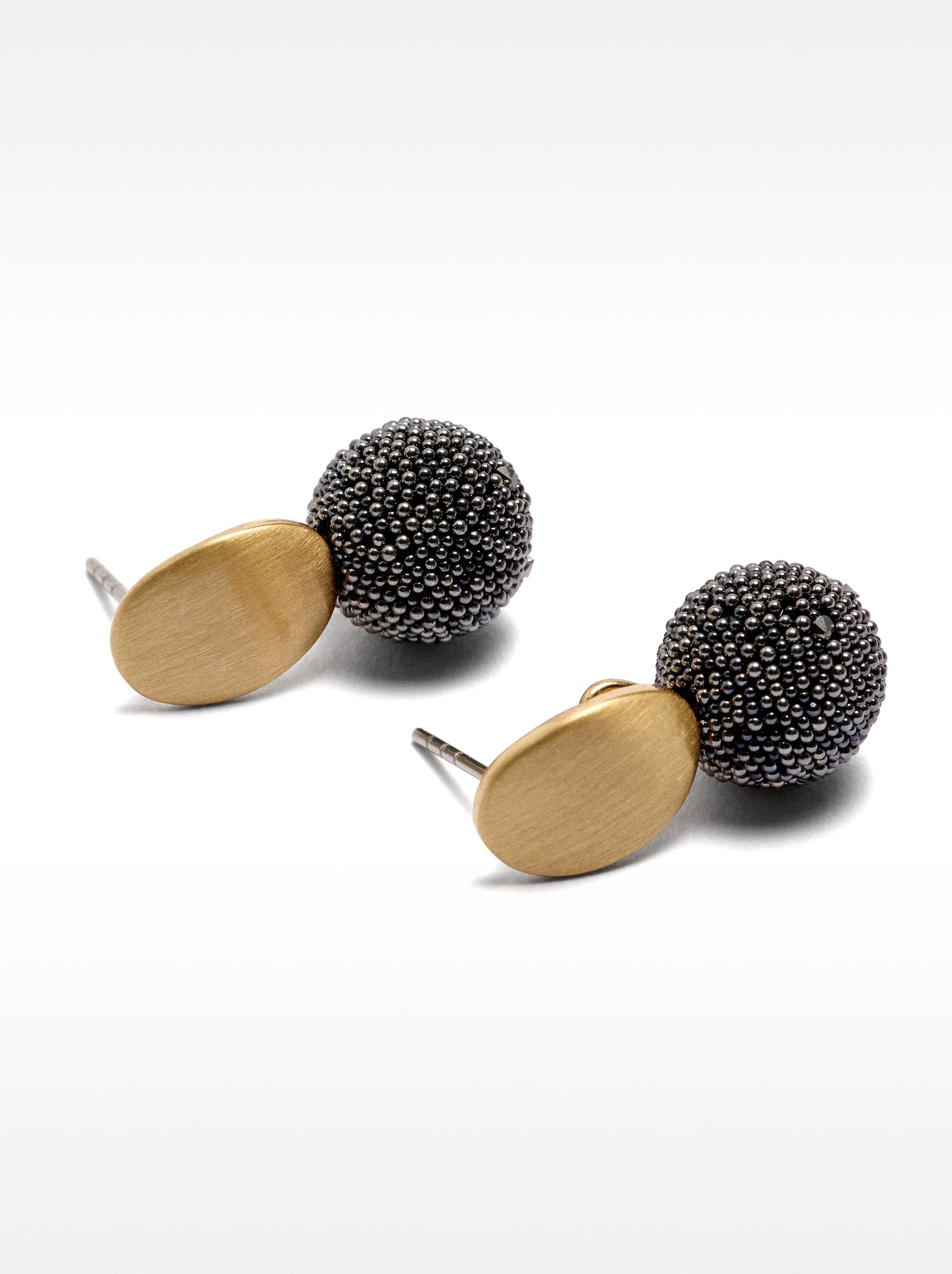 Aretes Cortos Con Brillantes