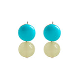 Pendientes Con Esmalte Y Piedra