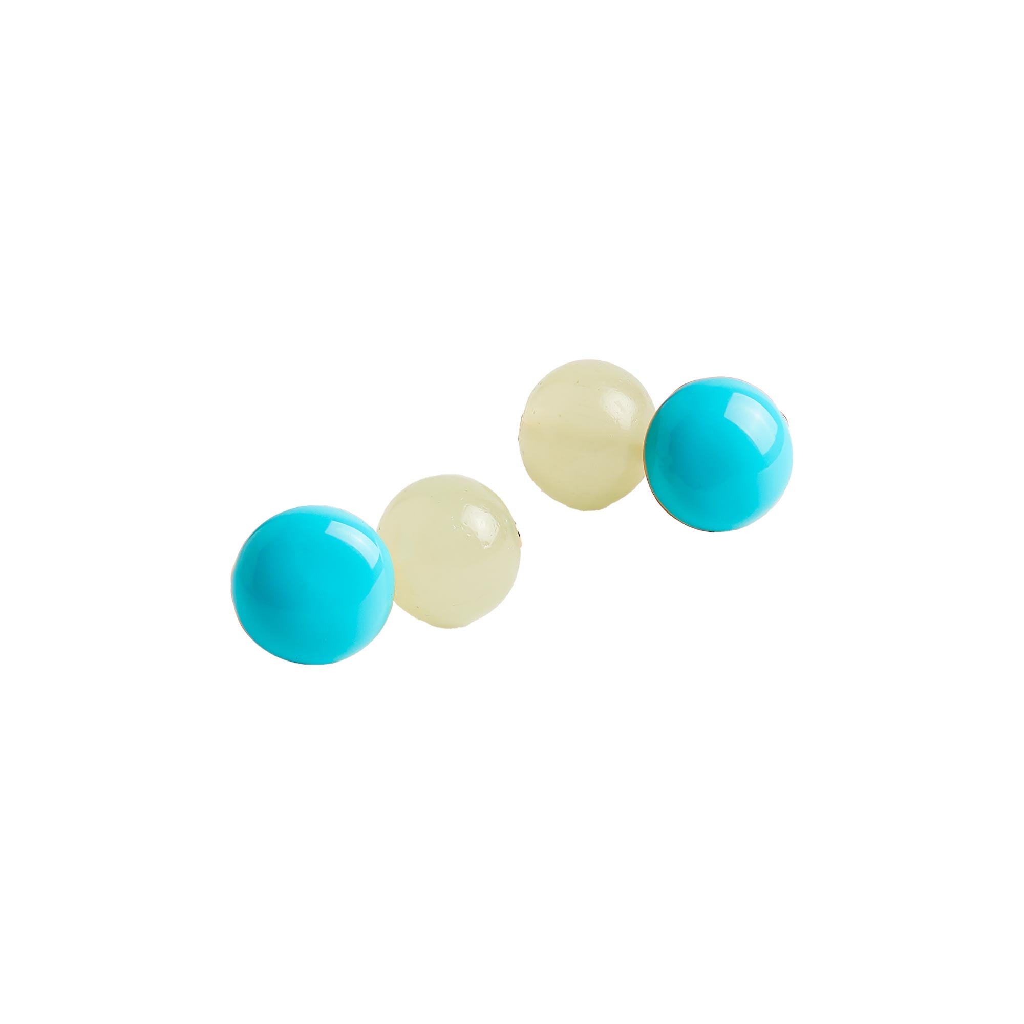Pendientes Con Esmalte Y Piedra